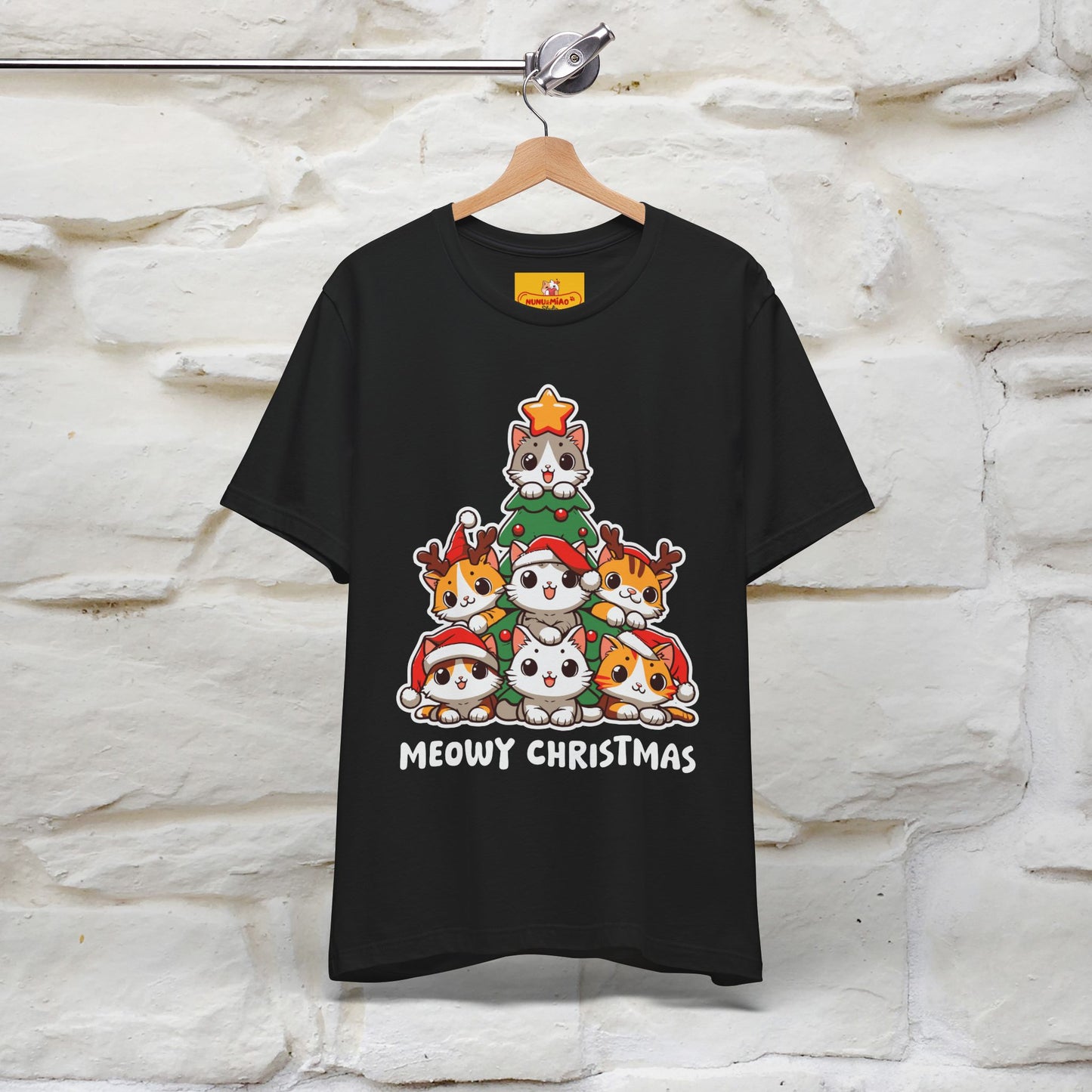 “Meowy Christmas” | Cat T-Shirt | Nunu&Miao Studio