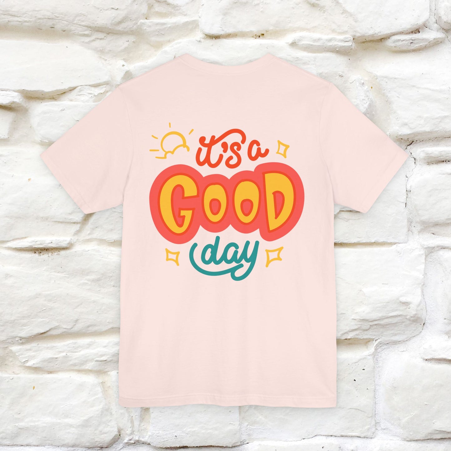 ""It's A Good Day" Cat T-Shirt| Front & Back Design | Nunu&Miao Studio