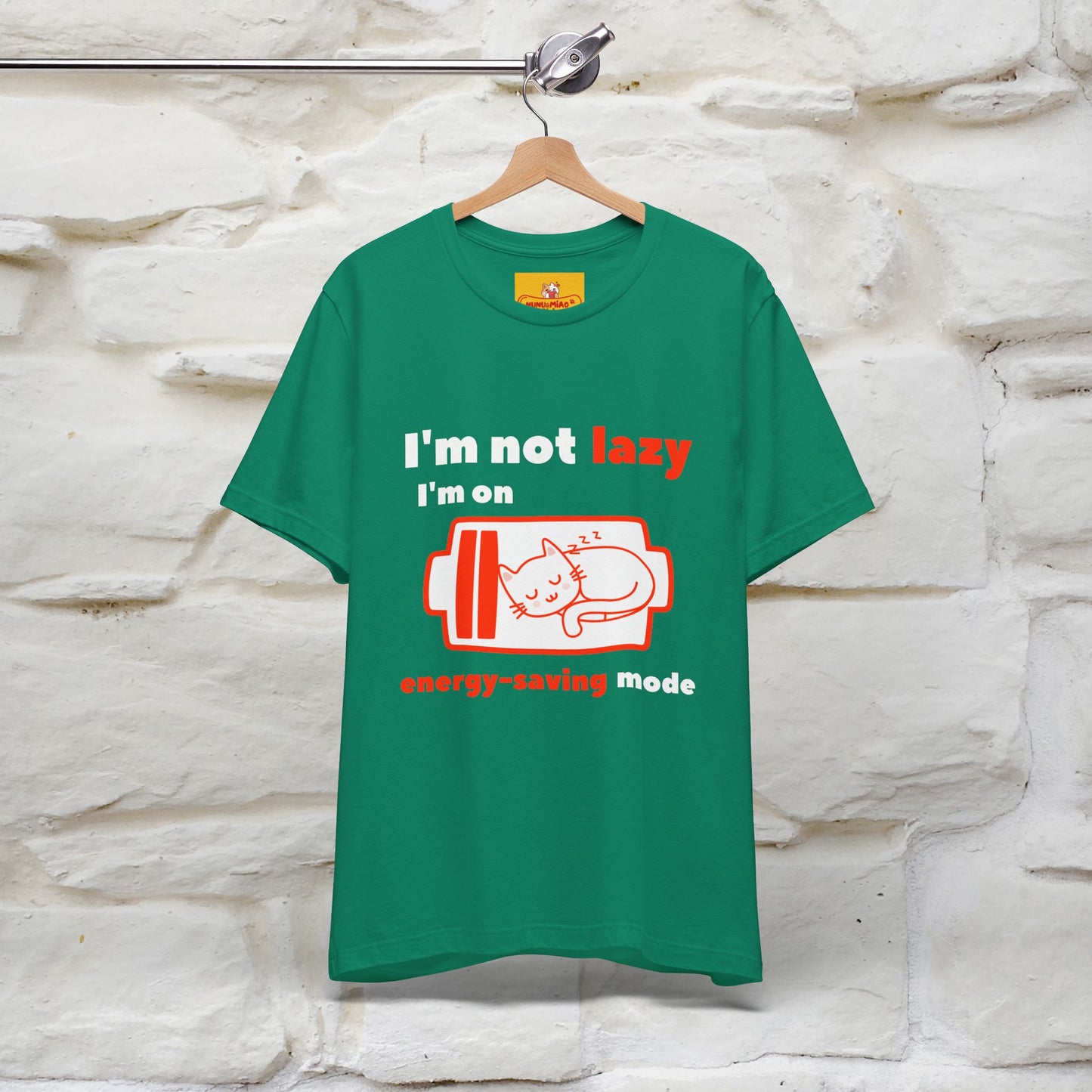 ''I am Not Lazy...'' Cat T-Shirt | Nunu&Miao Studio