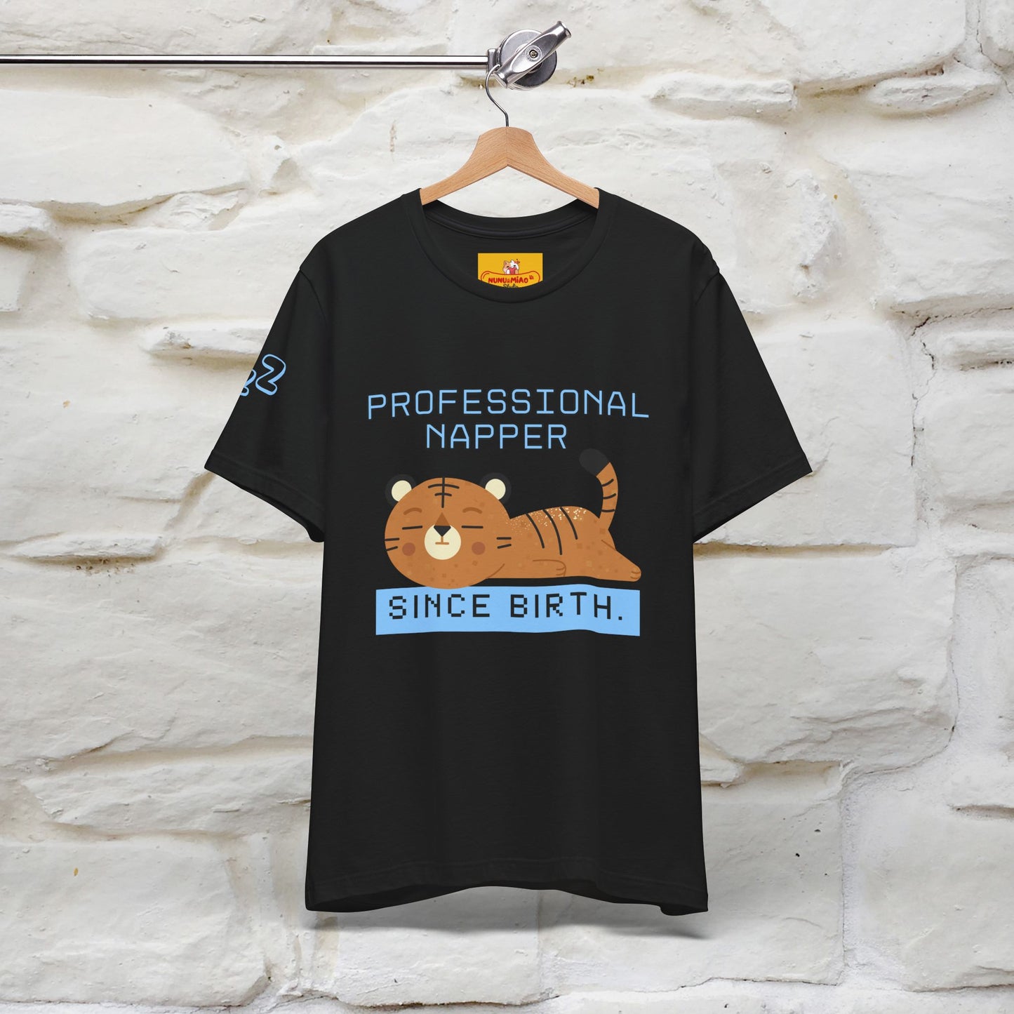 ''Professional napper since birth.''| CatT-Shirt | Nunu&Miao Studio