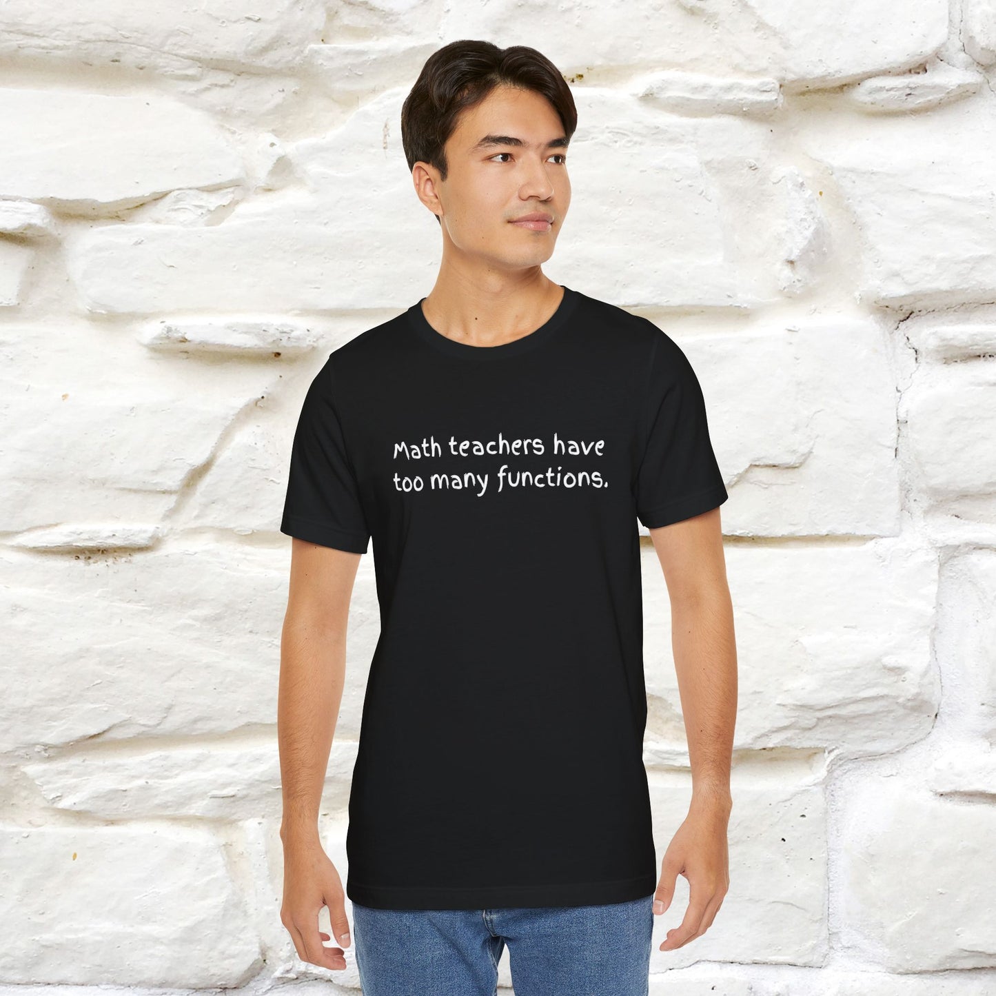 “Math teachers have too many functions.”| Cat T-Shirt | Front & Back Design | Nunu&Miao Studio