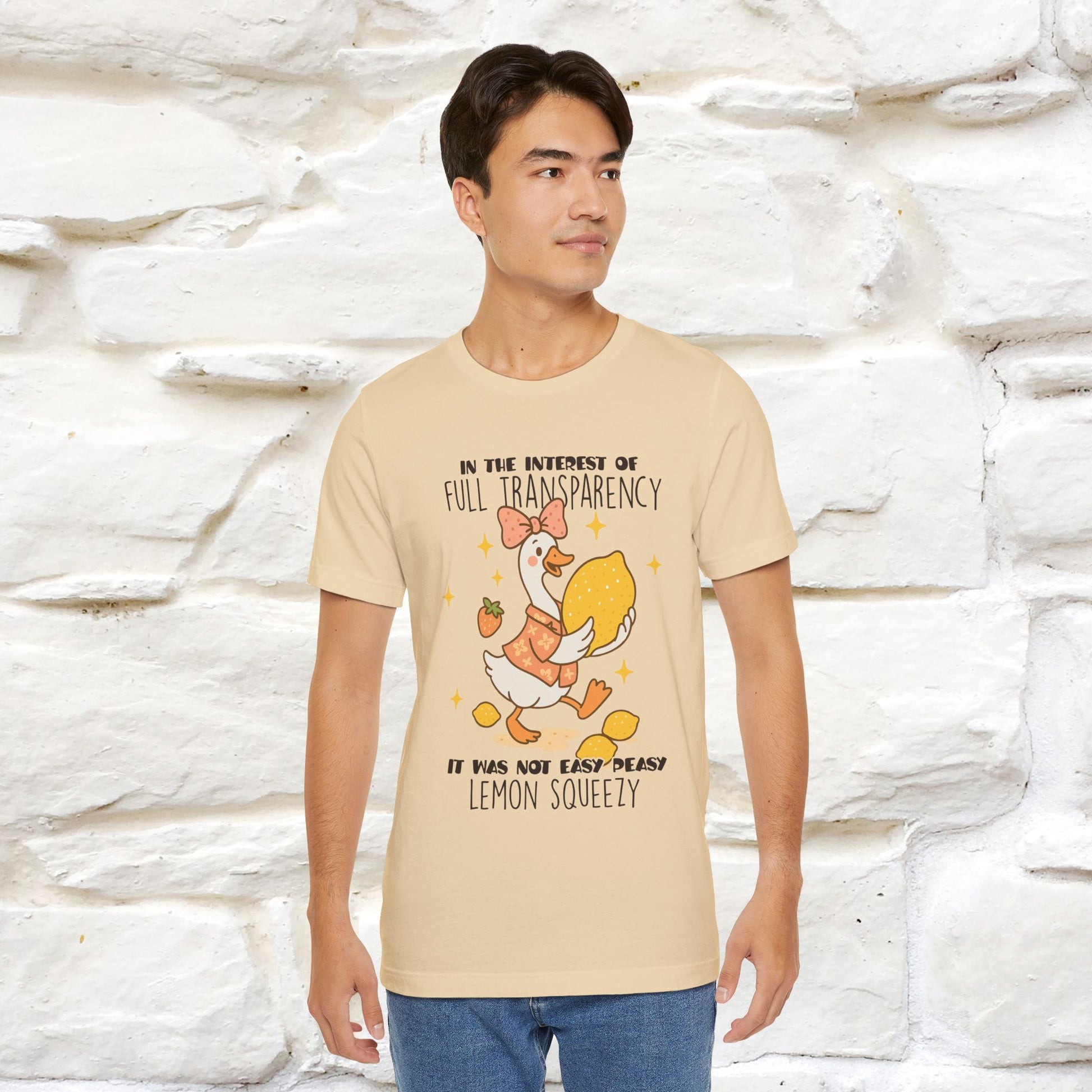 "It Was Not Easy Peasy" Funny T-shirt |Nunu&Miao Studio - Nunu&Miao Studio