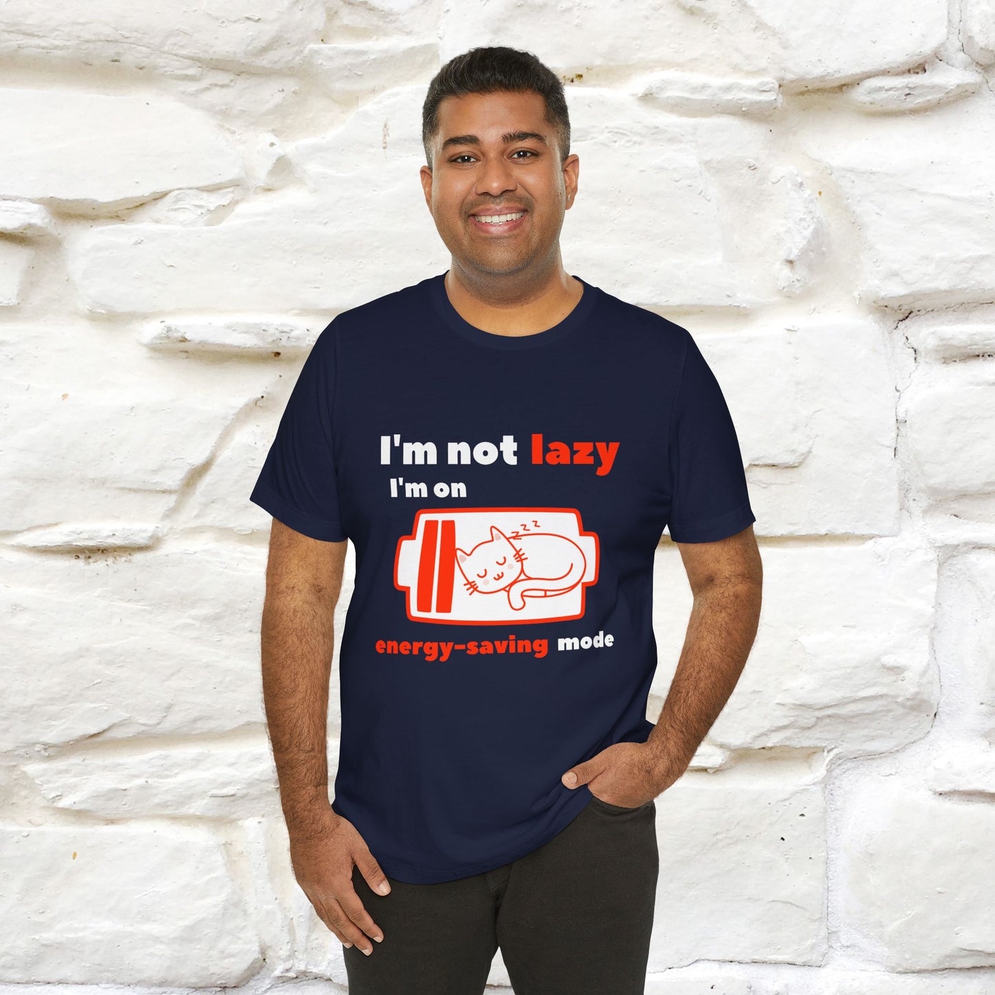 ''I am Not Lazy...'' Cat T-Shirt | Nunu&Miao Studio