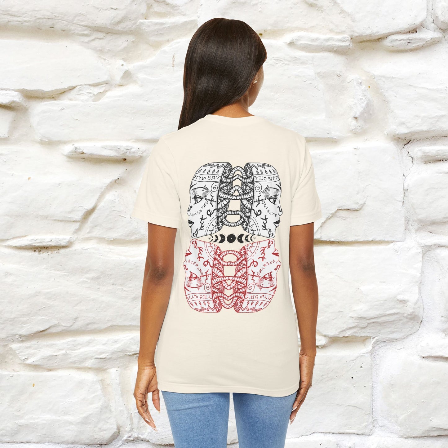 ''Illusion'' Cat T-Shirt Front and Back Design | Nunu&Miao Studio