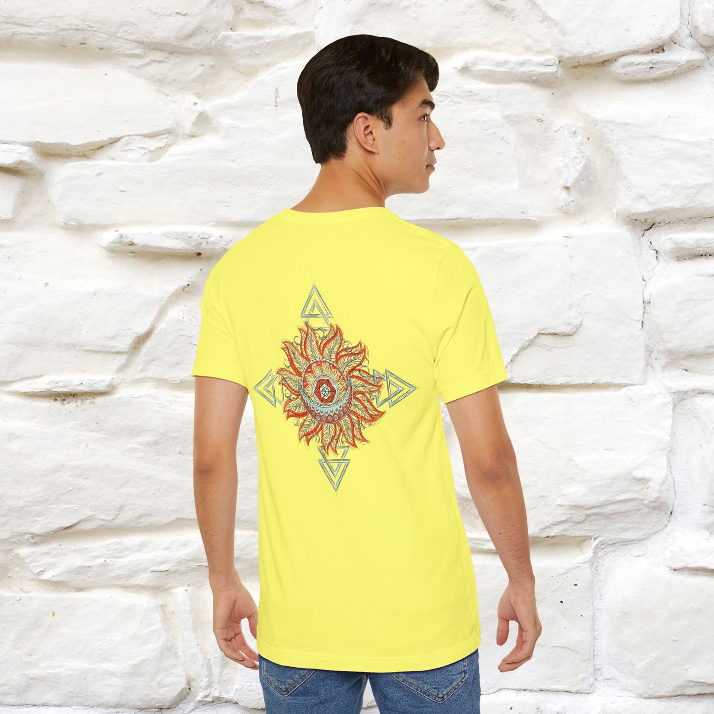 "The Third Eye'' Cat T-Shirt Front and Back Design | Nunu&Miao Studio