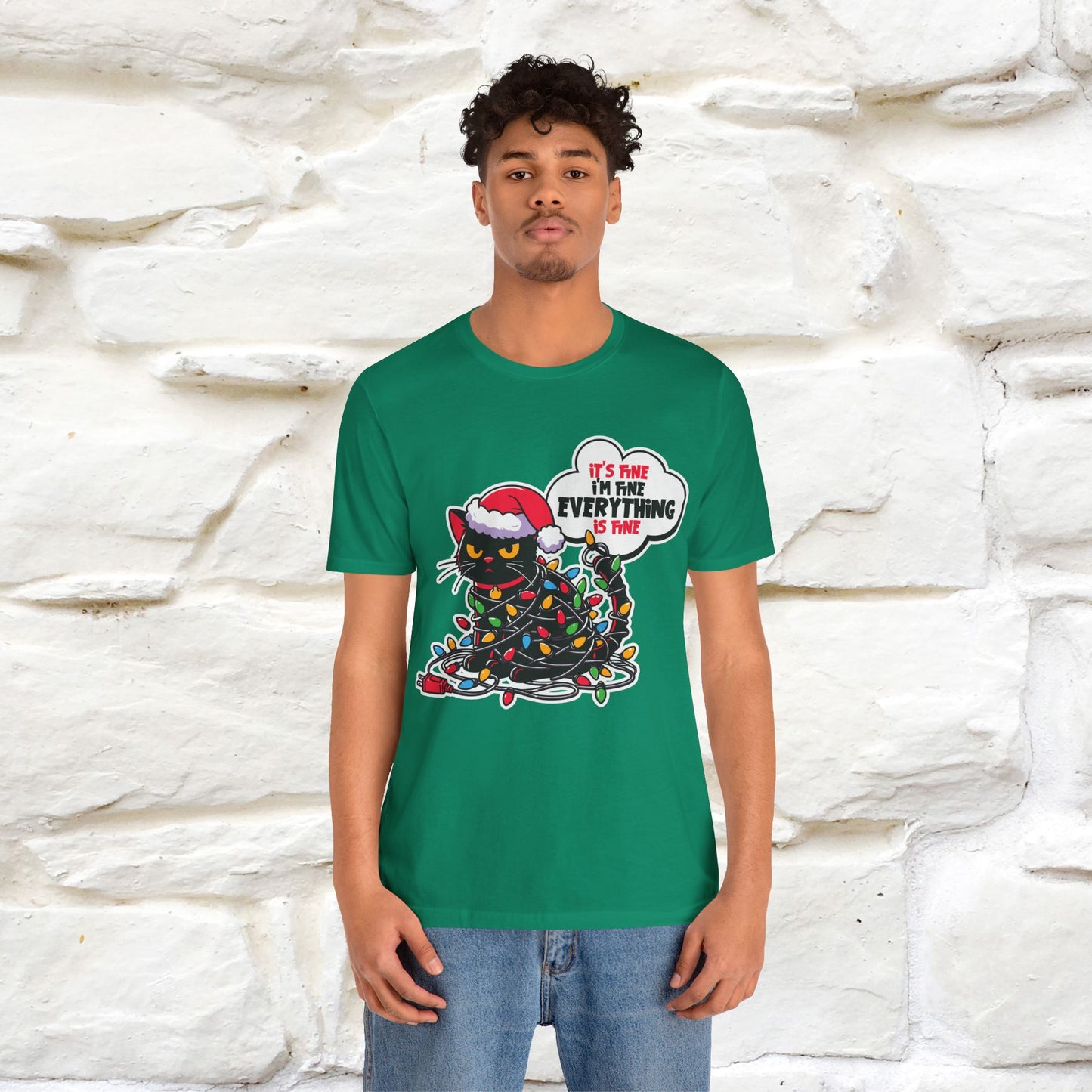 “Everything Is Fine..” | Cat T-Shirt | Nunu&Miao Studio