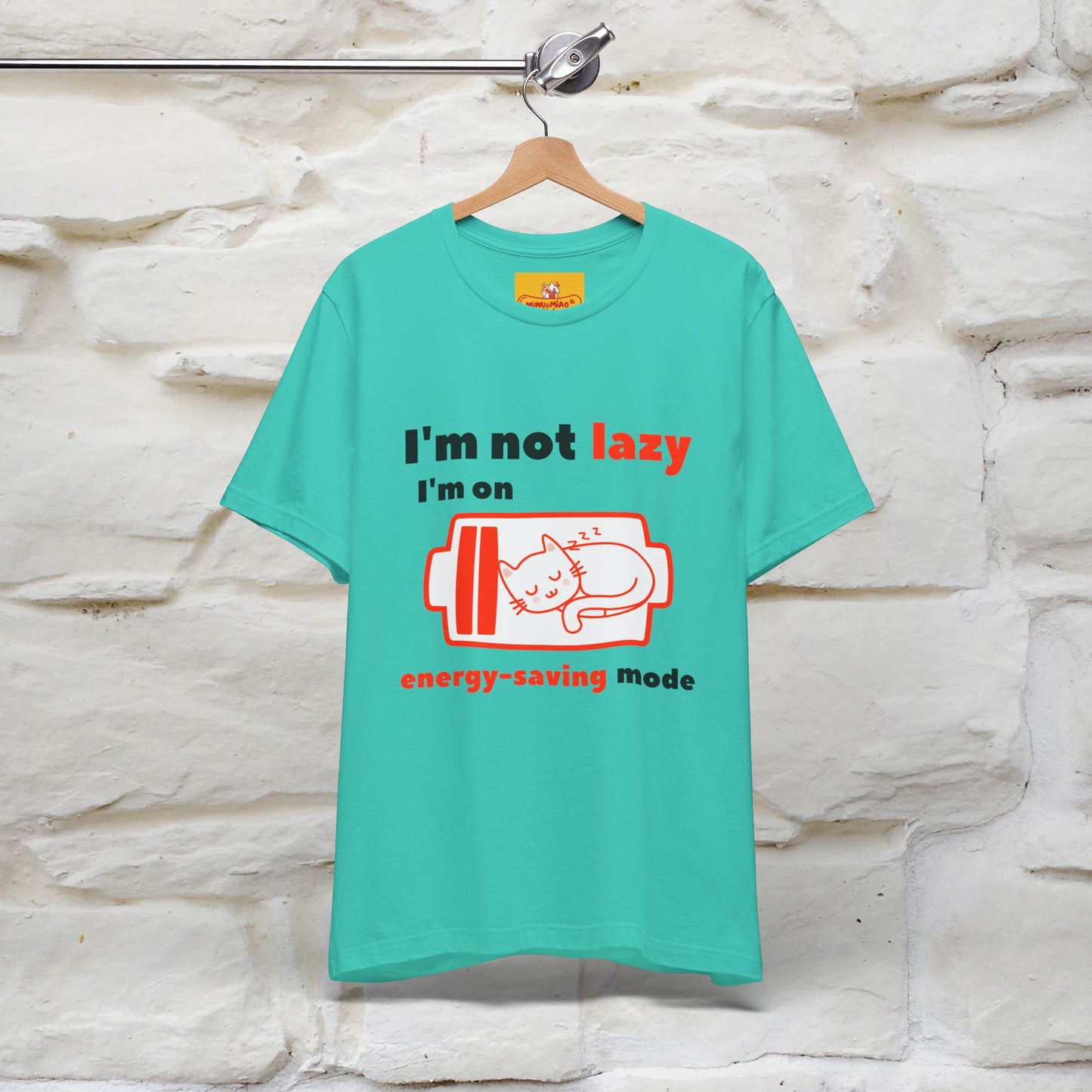 ''I am Not Lazy...'' Cat T-Shirt | Nunu&Miao Studio