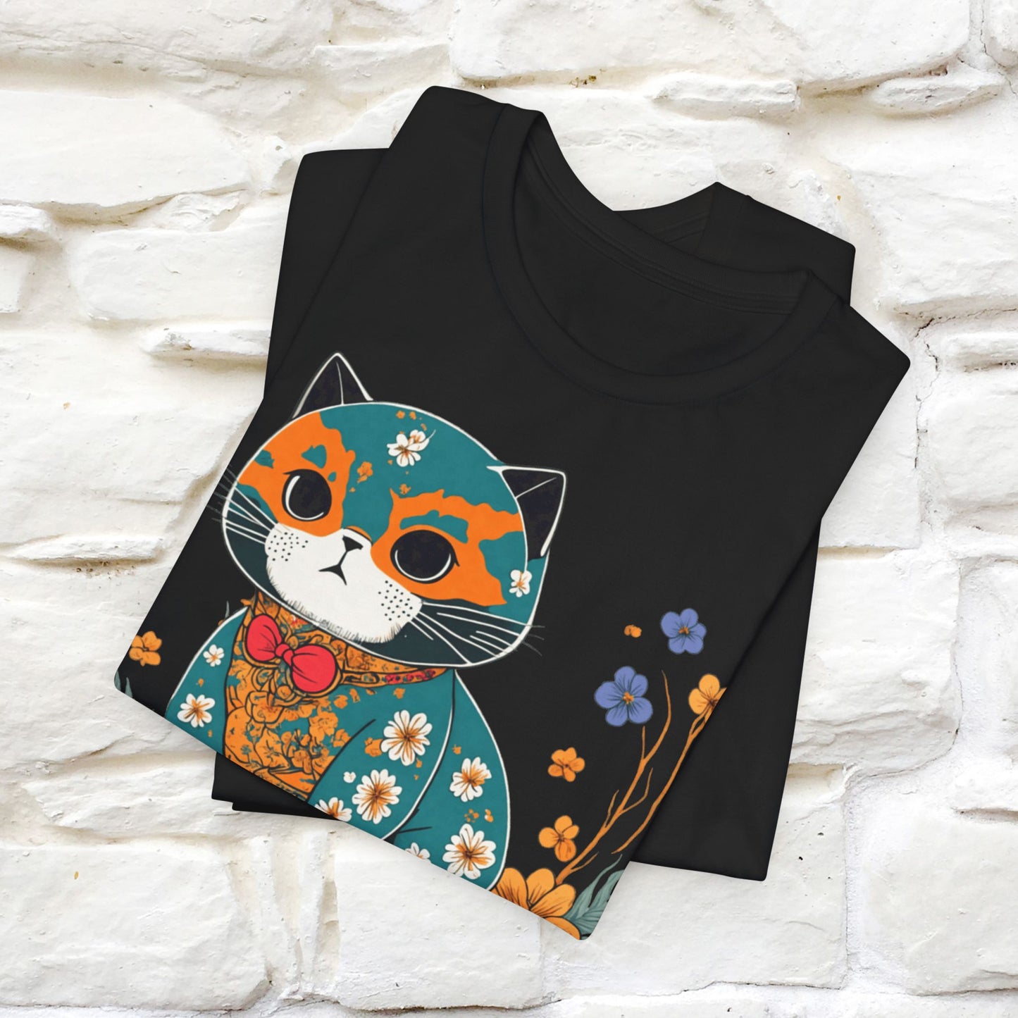Zen Garden Cat: Japanese-Inspired T-Shirt for Men & Women | 100% Cotton* - Nunu&Miao Studio
