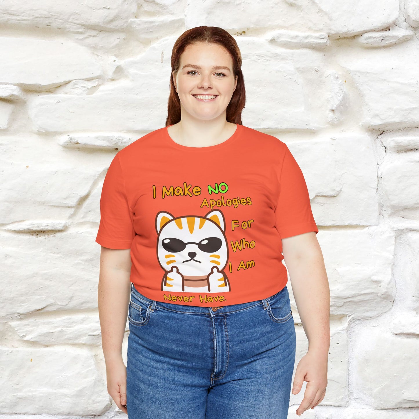 "I Make No Apologies... " |Cat T-Shirt | Nunu&Miao Studio