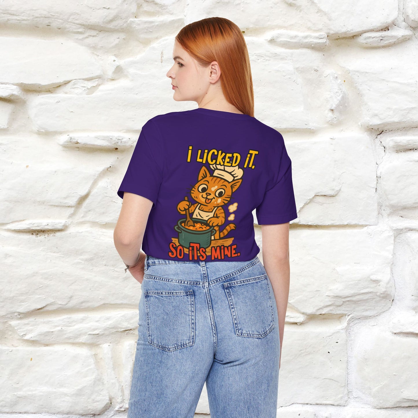 "I Licked It. It's Mine " |Cat T-Shirt | Nunu&Miao Studio