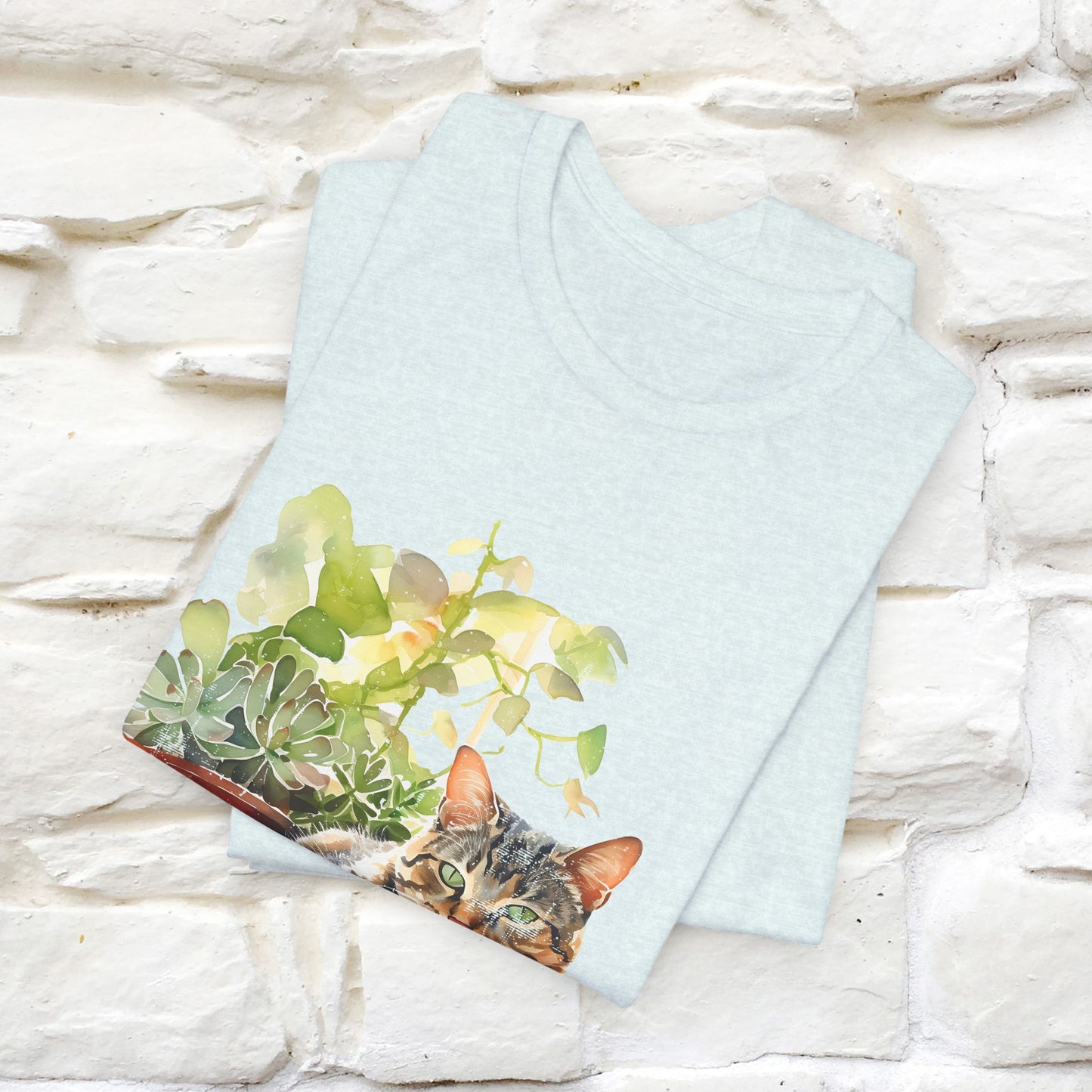"Feline Bibliophile" T-Shirt for Men & Women | 100% Cotton* - Nunu&Miao Studio
