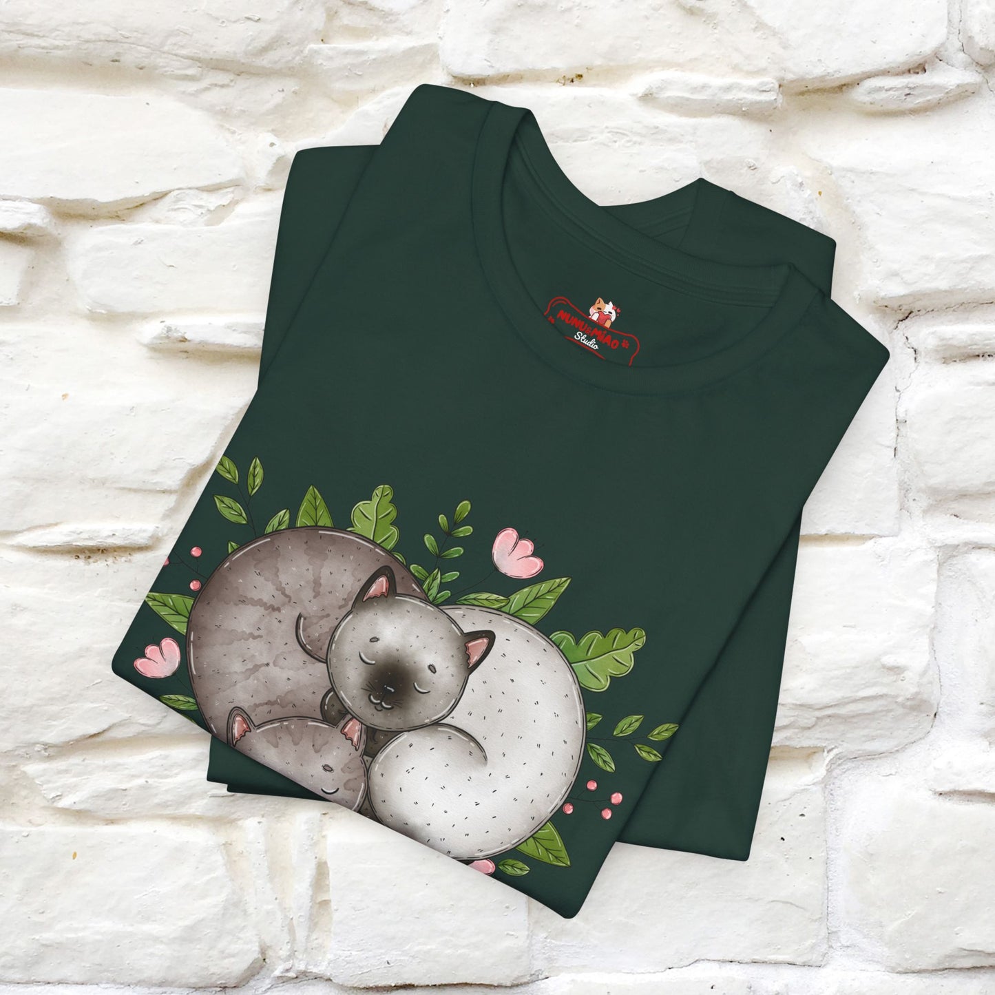 "All You Need Is Love" Cat T-Shirt | 100% Cotton* | Adorable Cat Apparel for Men & Women