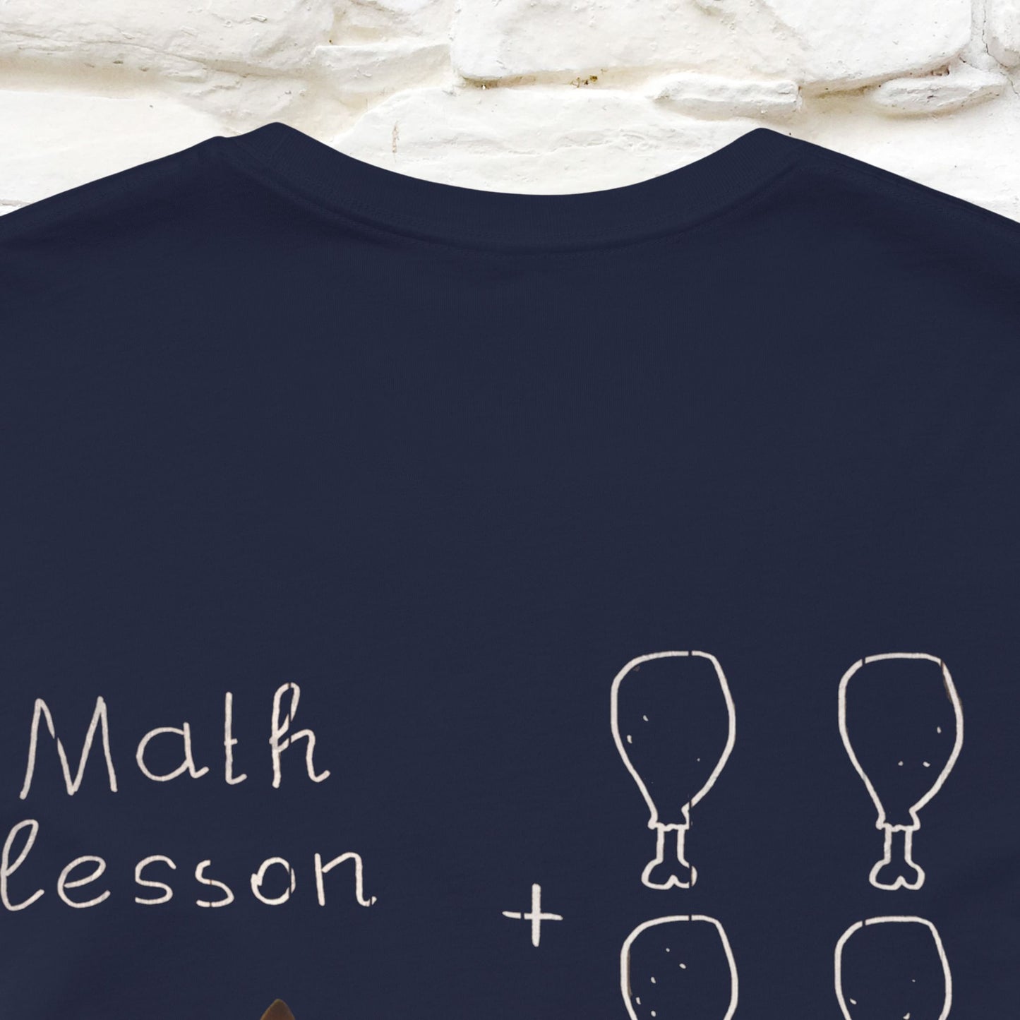 “Math teachers have too many functions.”| Cat T-Shirt | Front & Back Design | Nunu&Miao Studio