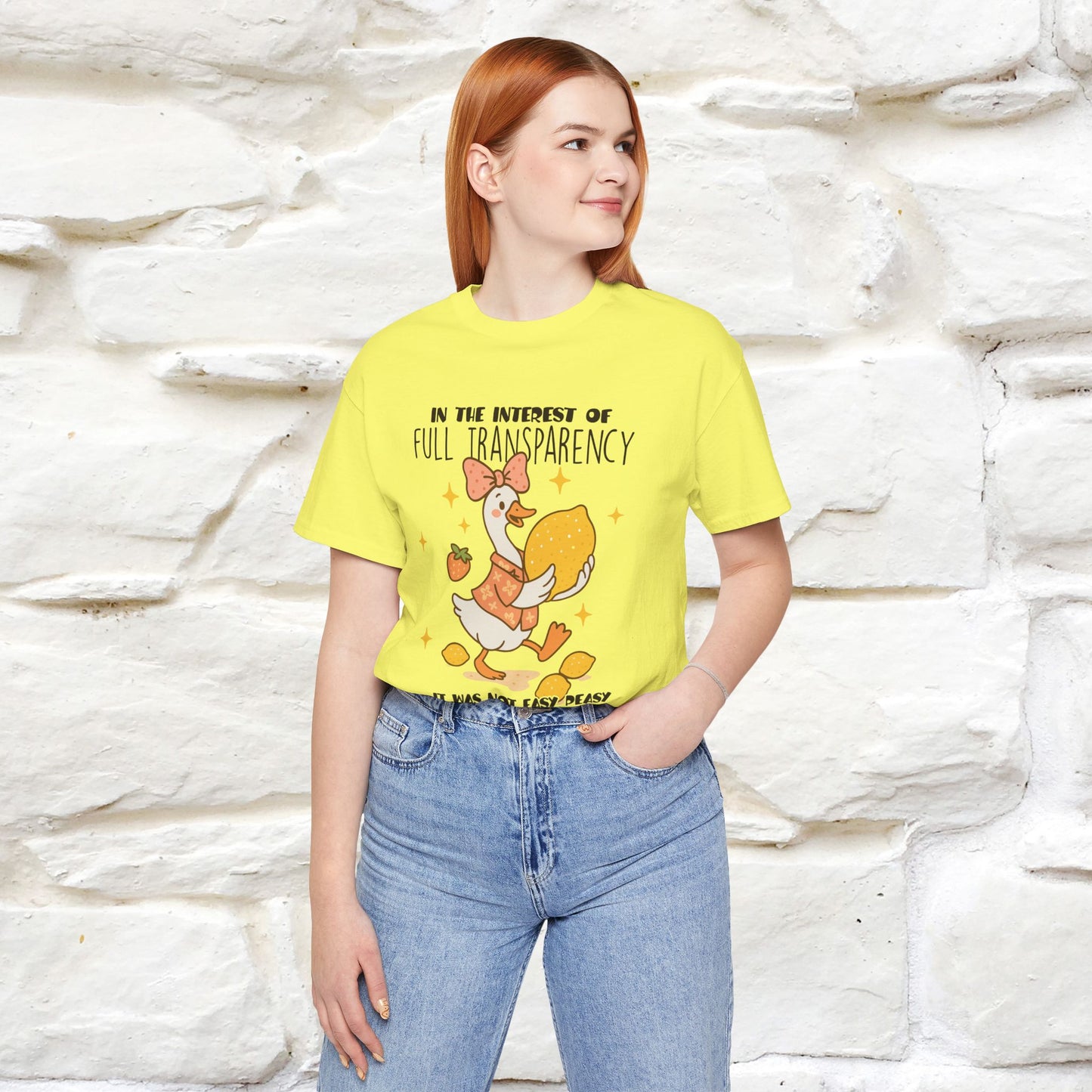 "It Was Not Easy Peasy" Funny T-shirt |Nunu&Miao Studio - Nunu&Miao Studio