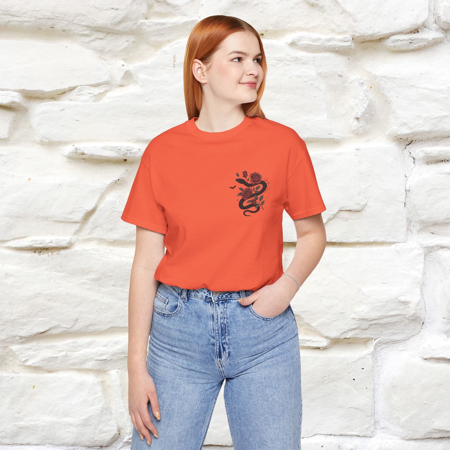 "The Rose and The Snake " Halloween T-shirt |Nunu&Miao Studio