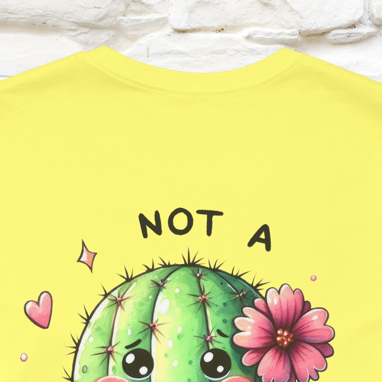 "Not A Hugger" |Funny T-Shirt | Front & Back Design|Nunu&Miao Studio