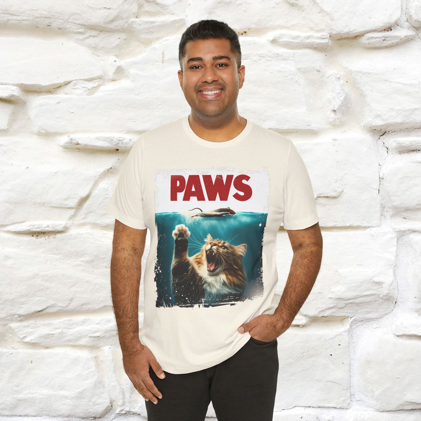 ''Paws'' Cat T-Shirt | | Nunu&Miao Studio