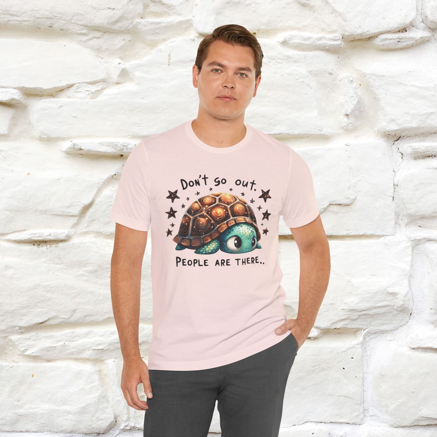 "Don't Go Out ..People Are There." |Funny T-Shirt | Nunu&Miao Studio