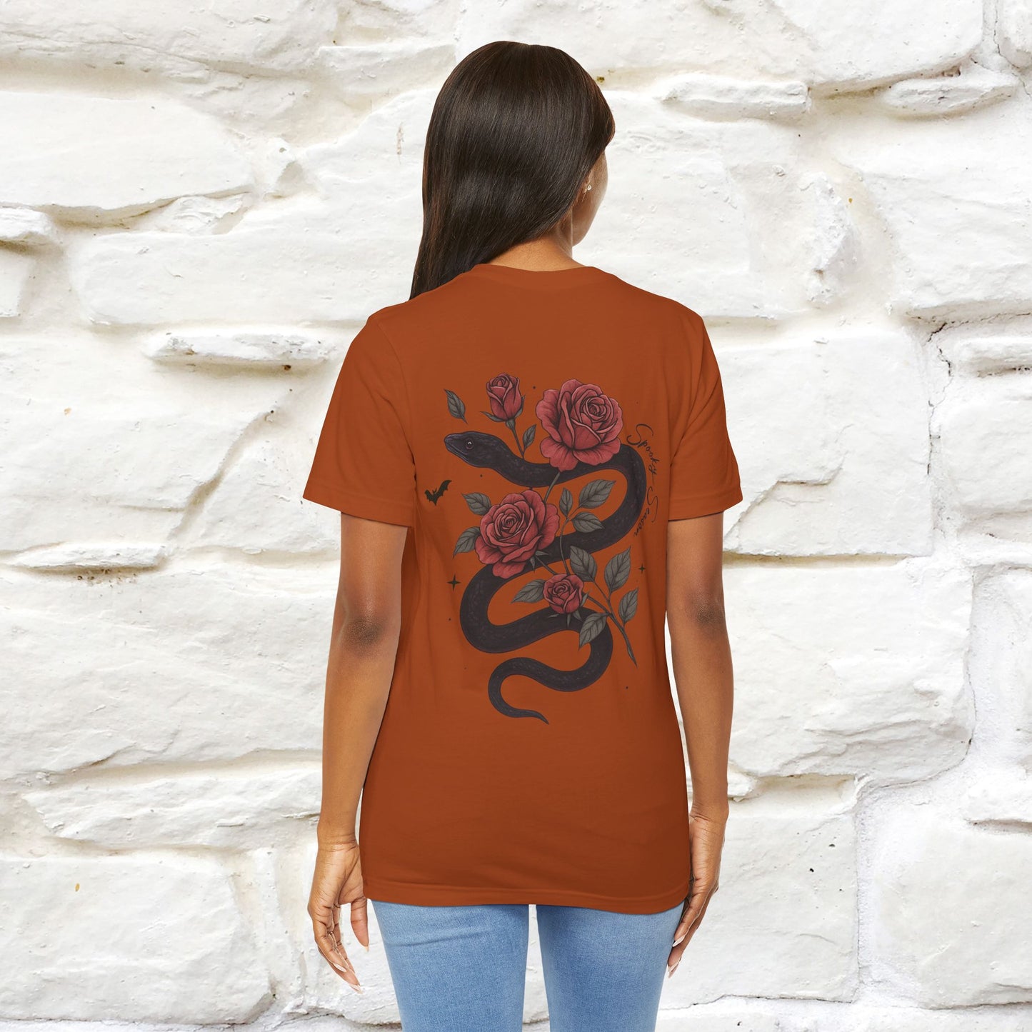 "The Rose and The Snake " Halloween T-shirt |Nunu&Miao Studio