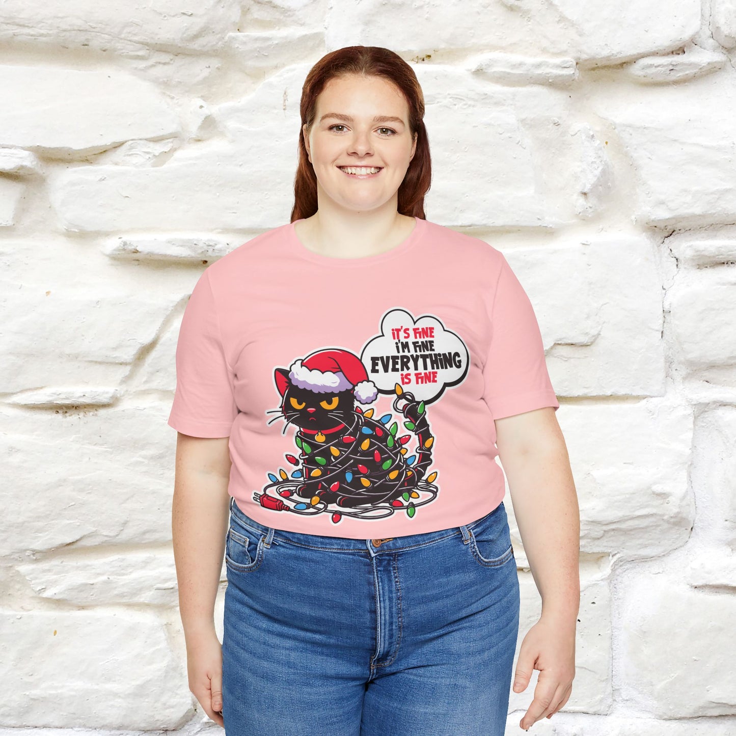 “Everything Is Fine..” | Cat T-Shirt | Nunu&Miao Studio