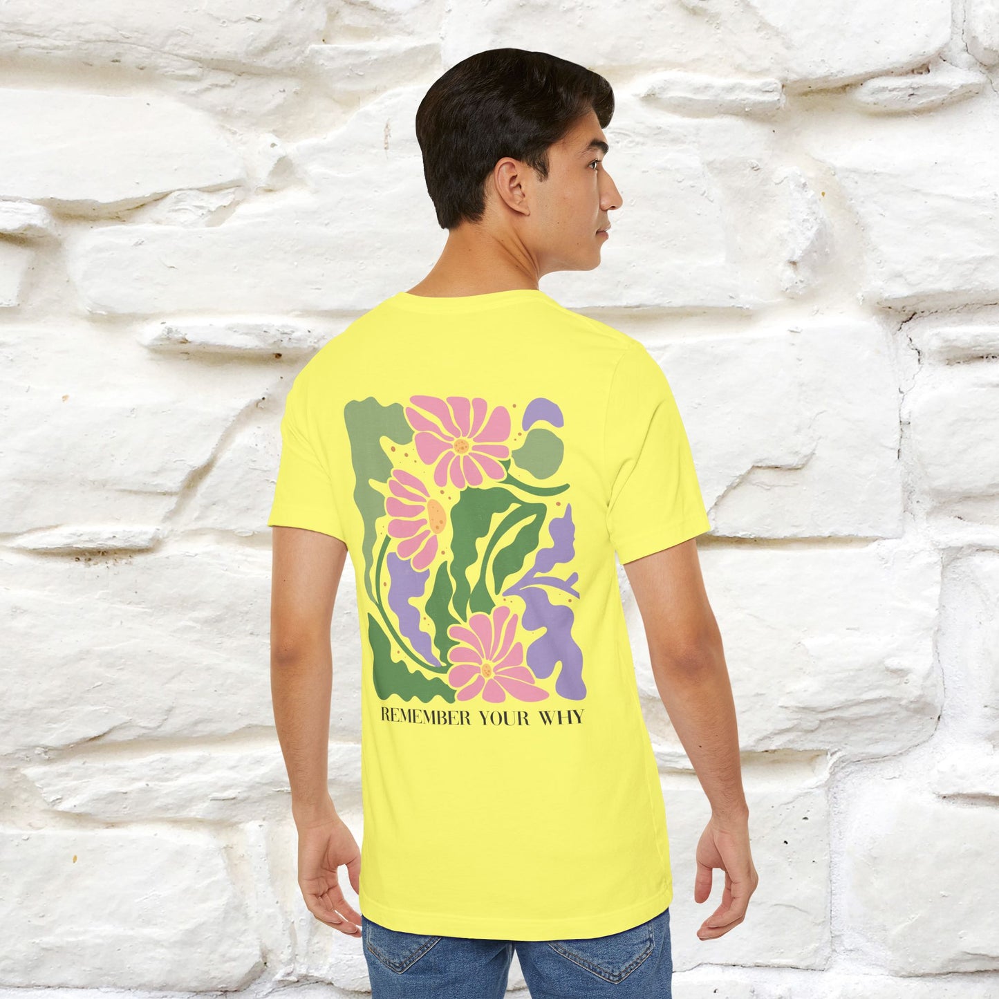 "Remember Your Why'' Cat T-Shirt Front and Back Design | Nunu&Miao Studio