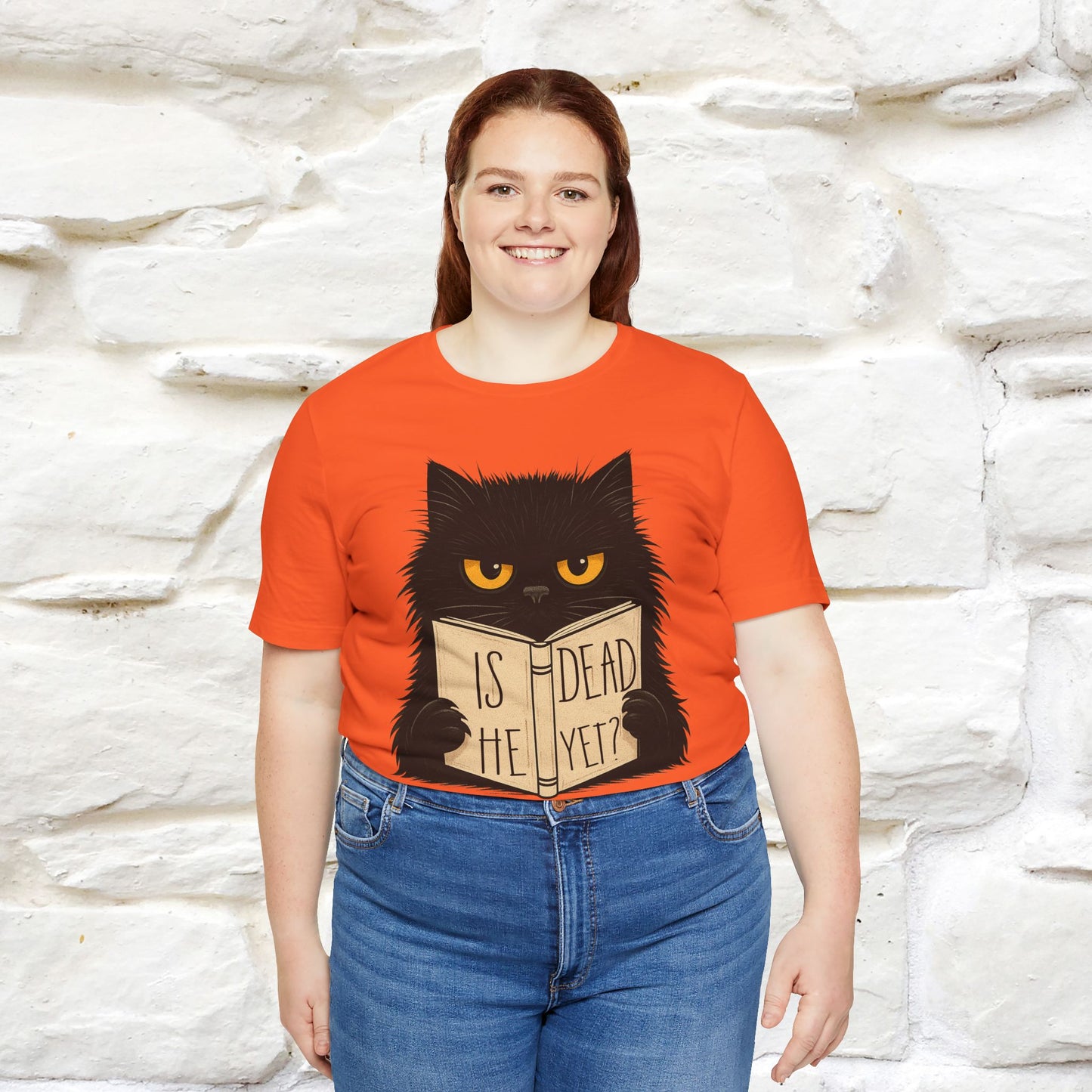 "Is He Dead Yet" |Cat T-Shirt | Nunu&Miao Studio