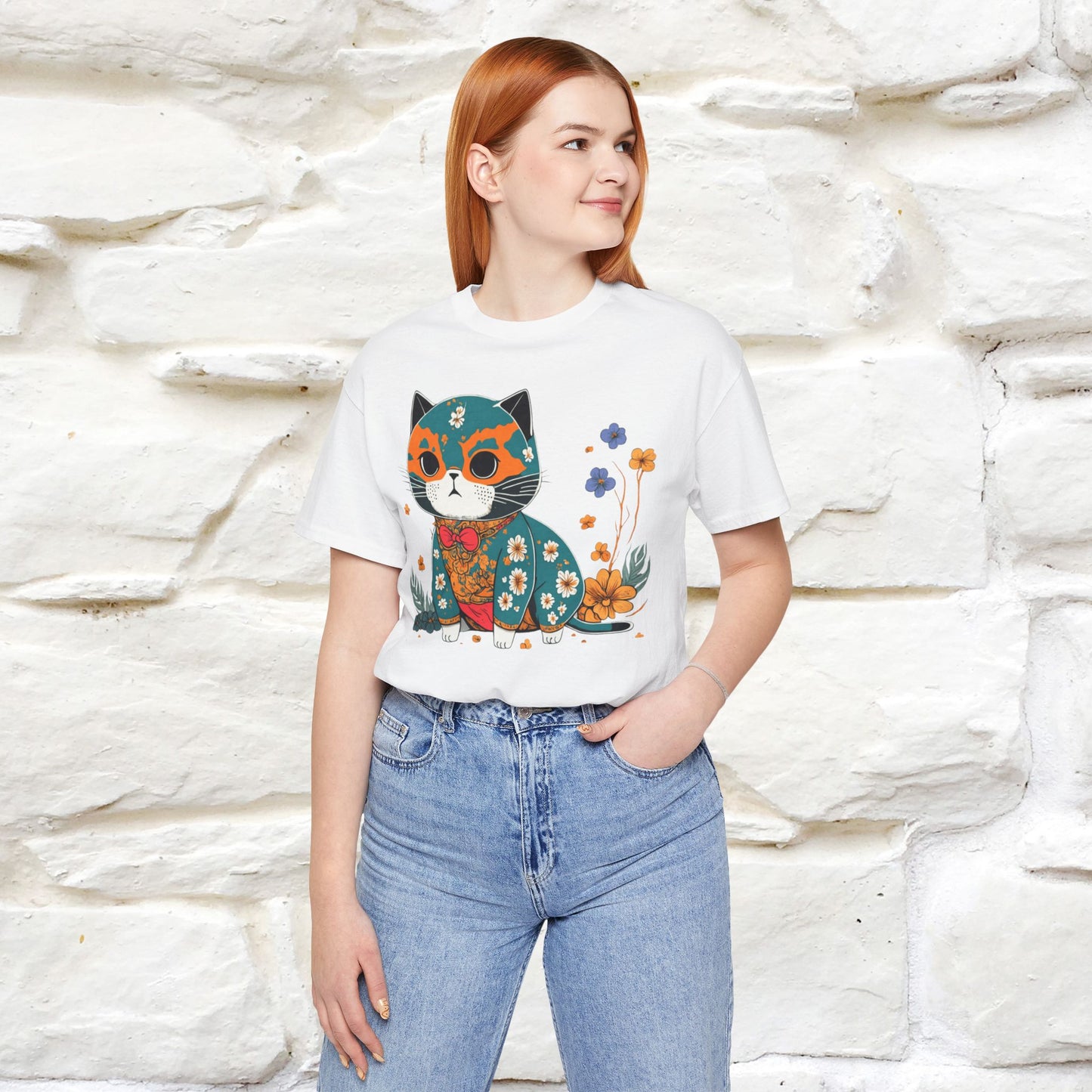 Zen Garden Cat: Japanese-Inspired T-Shirt for Men & Women | 100% Cotton* - Nunu&Miao Studio