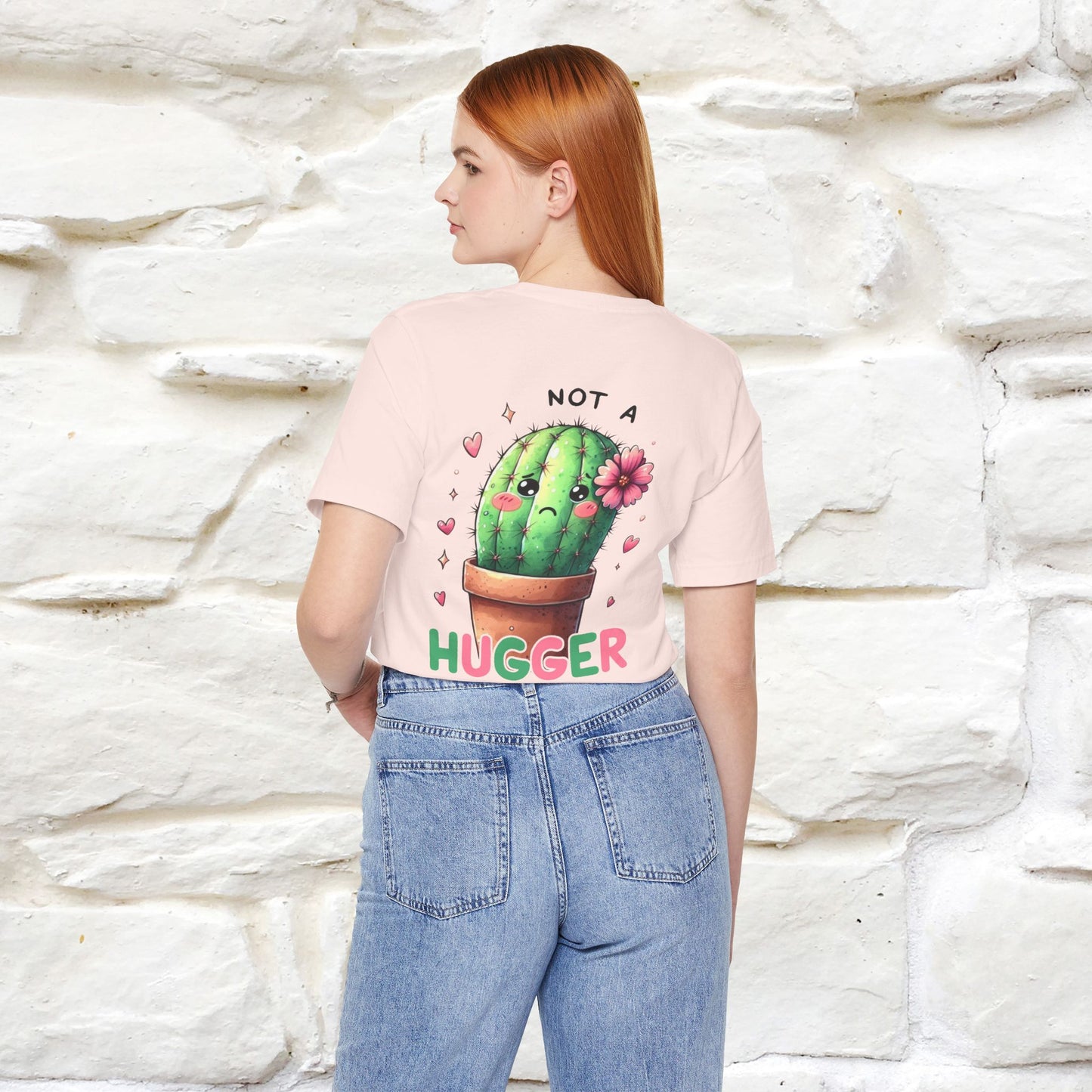 "Not A Hugger" |Funny T-Shirt | Front & Back Design|Nunu&Miao Studio