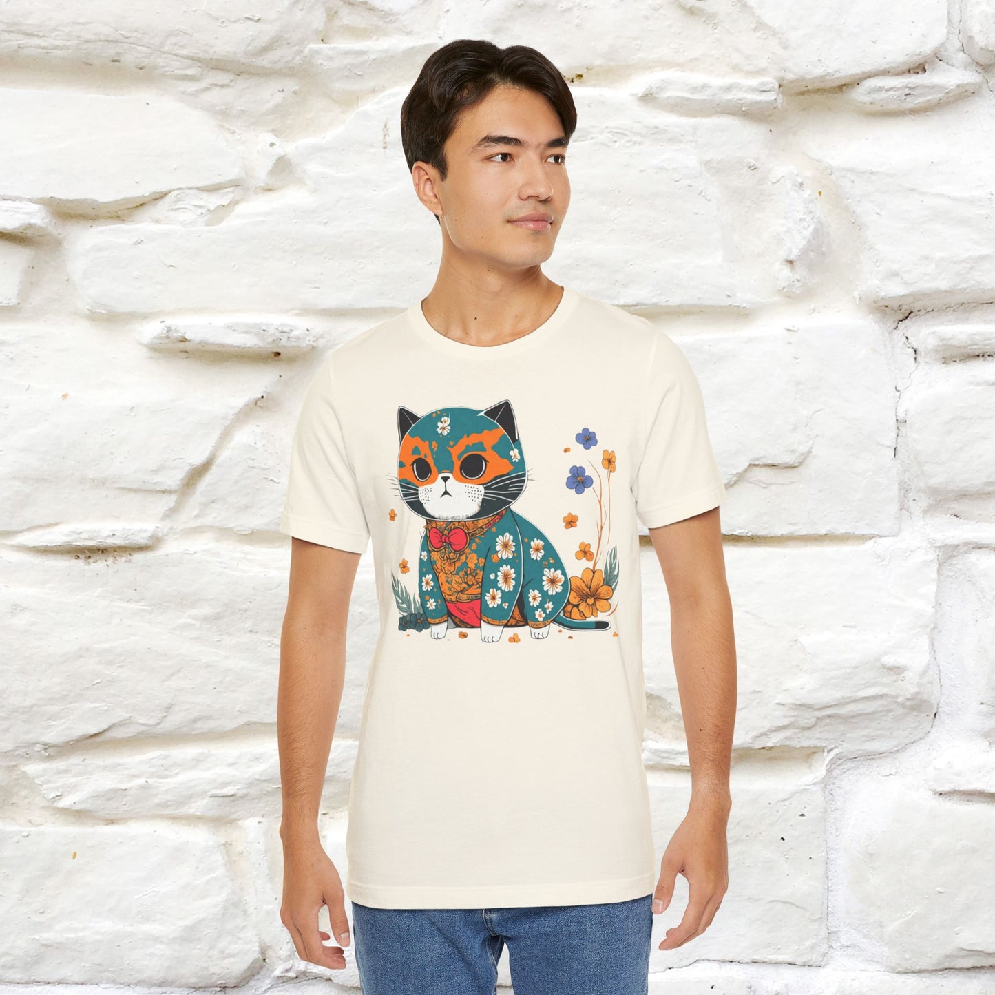 Zen Garden Cat: Japanese-Inspired T-Shirt for Men & Women | 100% Cotton* - Nunu&Miao Studio