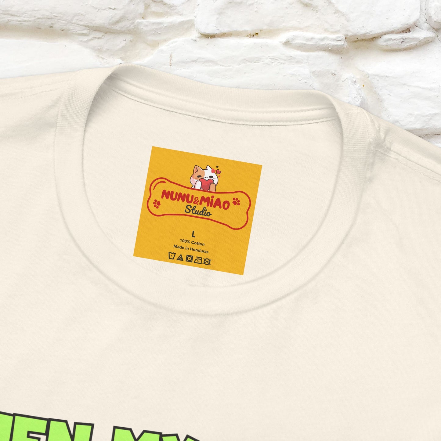 "When My Sister Cooks" Funny Cat T-shirt |Nunu&Miao Studio