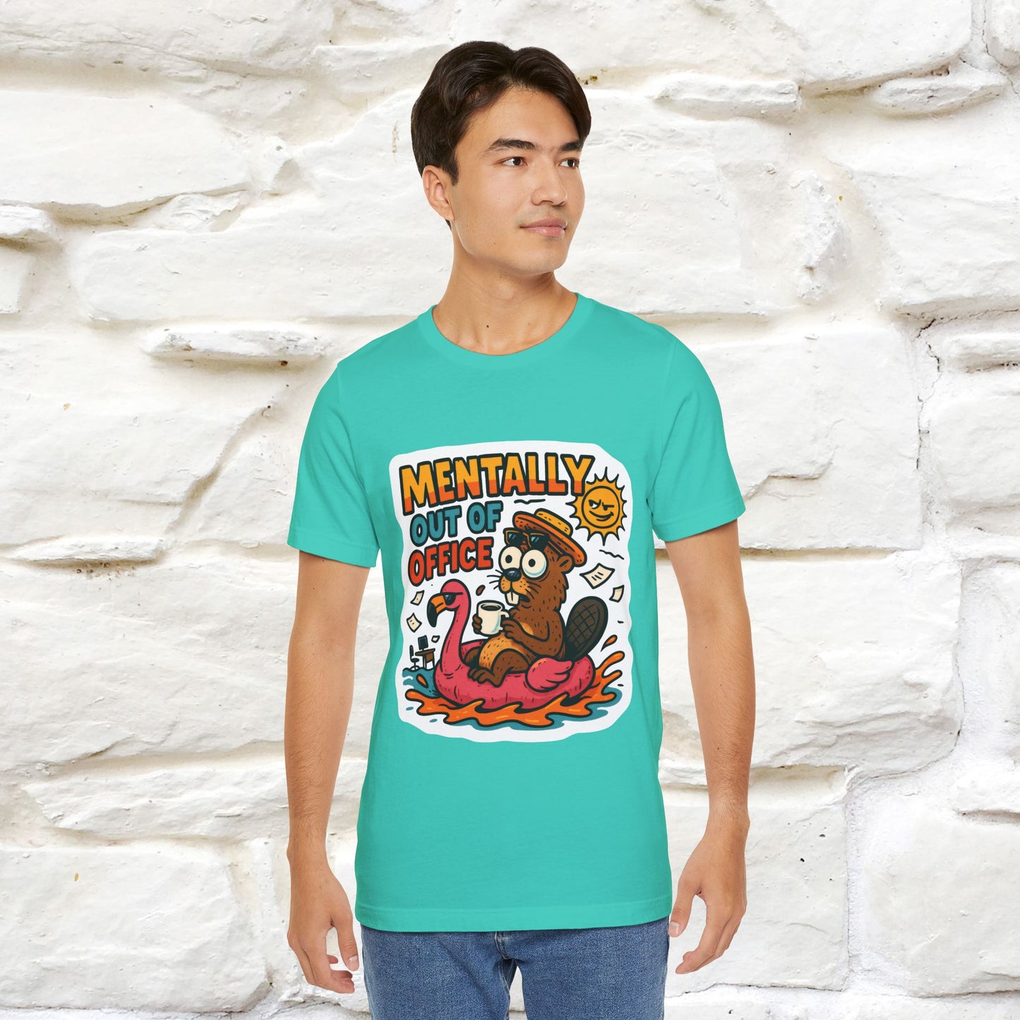 ''Mentally Out Of Office''| Sarcastic Cat T-Shirt | Nunu&Miao Studio