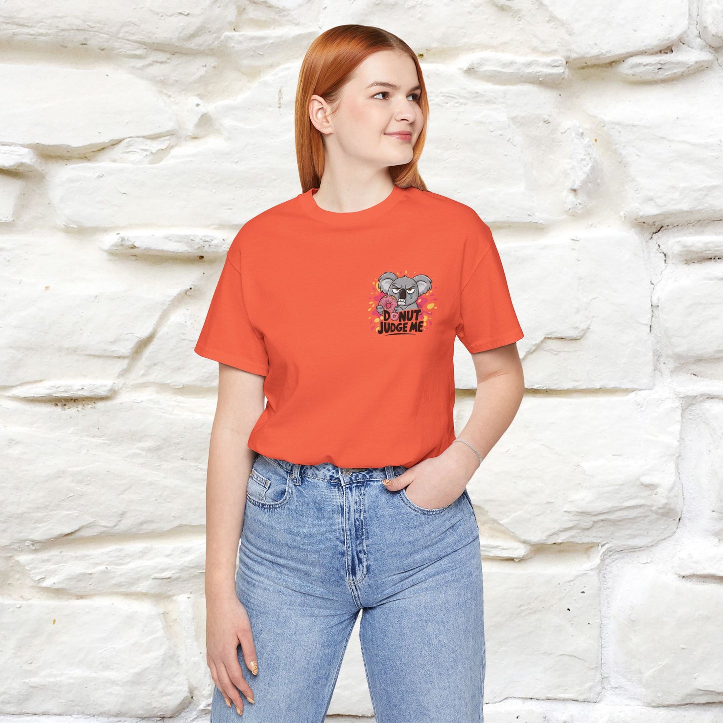 "Donut Judge Me " |Funny T-Shirt | Front & Back Design | Nunu&Miao Studio