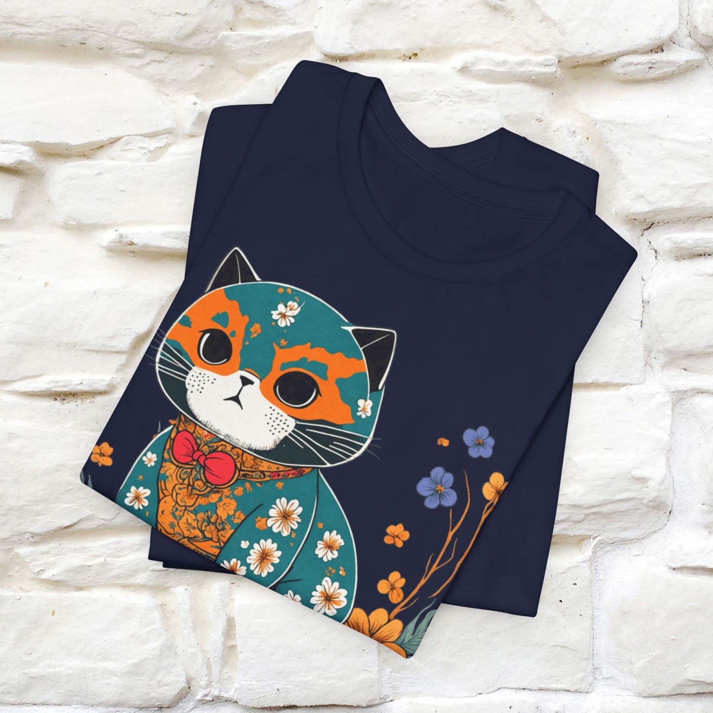 Zen Garden Cat: Japanese-Inspired T-Shirt for Men & Women | 100% Cotton* - Nunu&Miao Studio