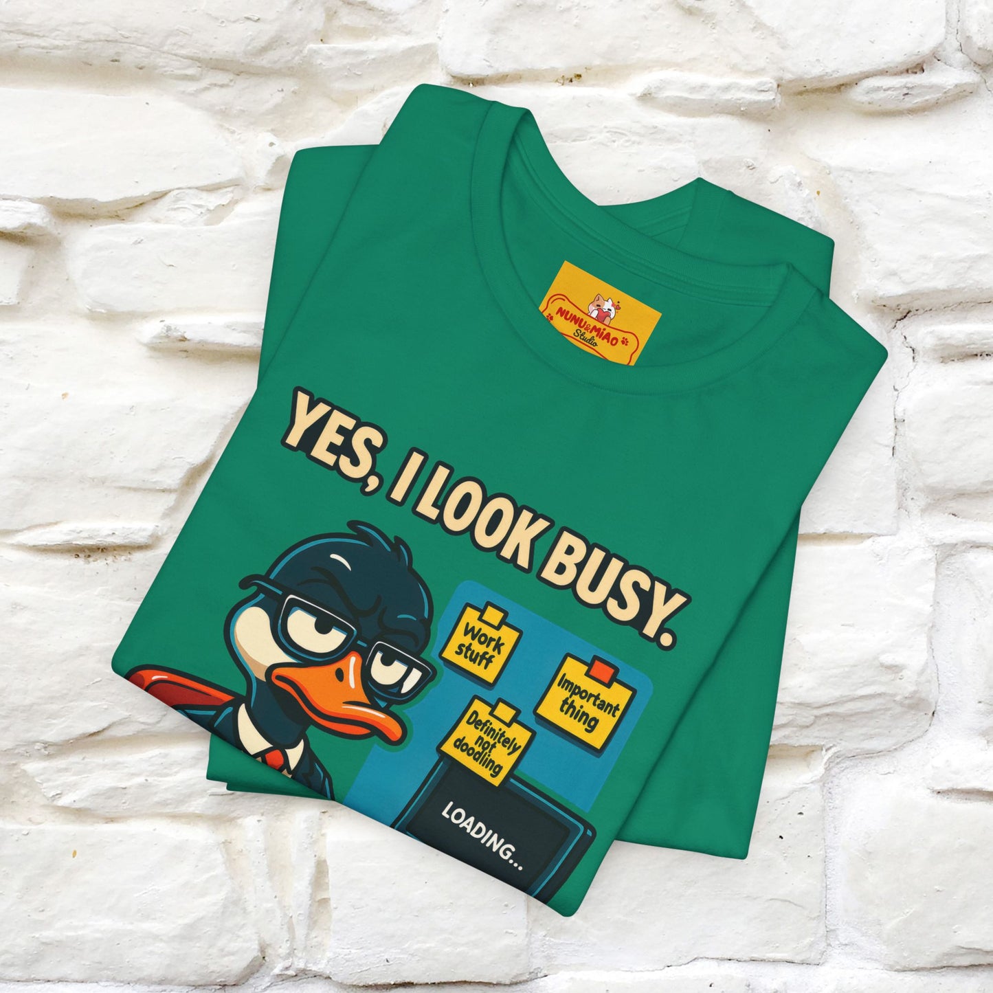 ''Yes, I Look Busy. No I'm Not.''| Sarcastic Cat T-Shirt | Nunu&Miao Studio