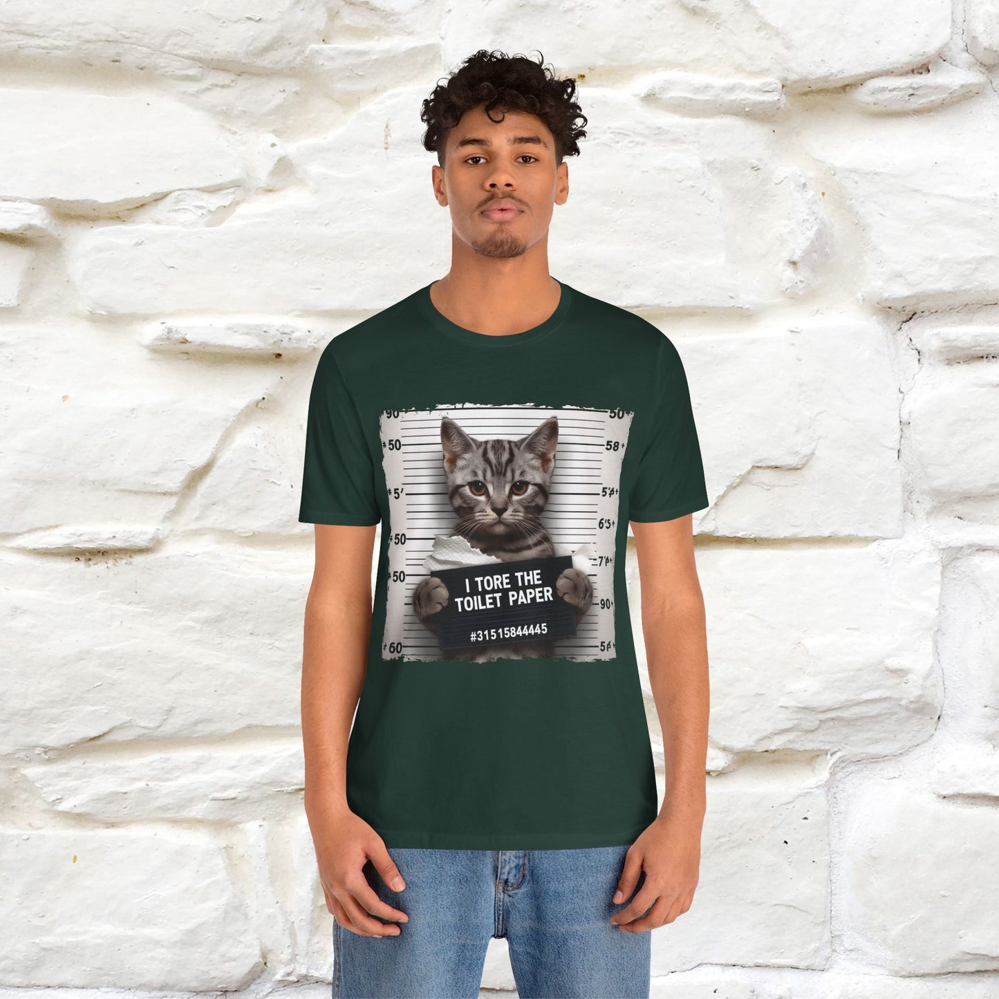 ''I Tore The Toilet Paper'' | Funny Cat T-Shirt | Nunu&Miao Studio