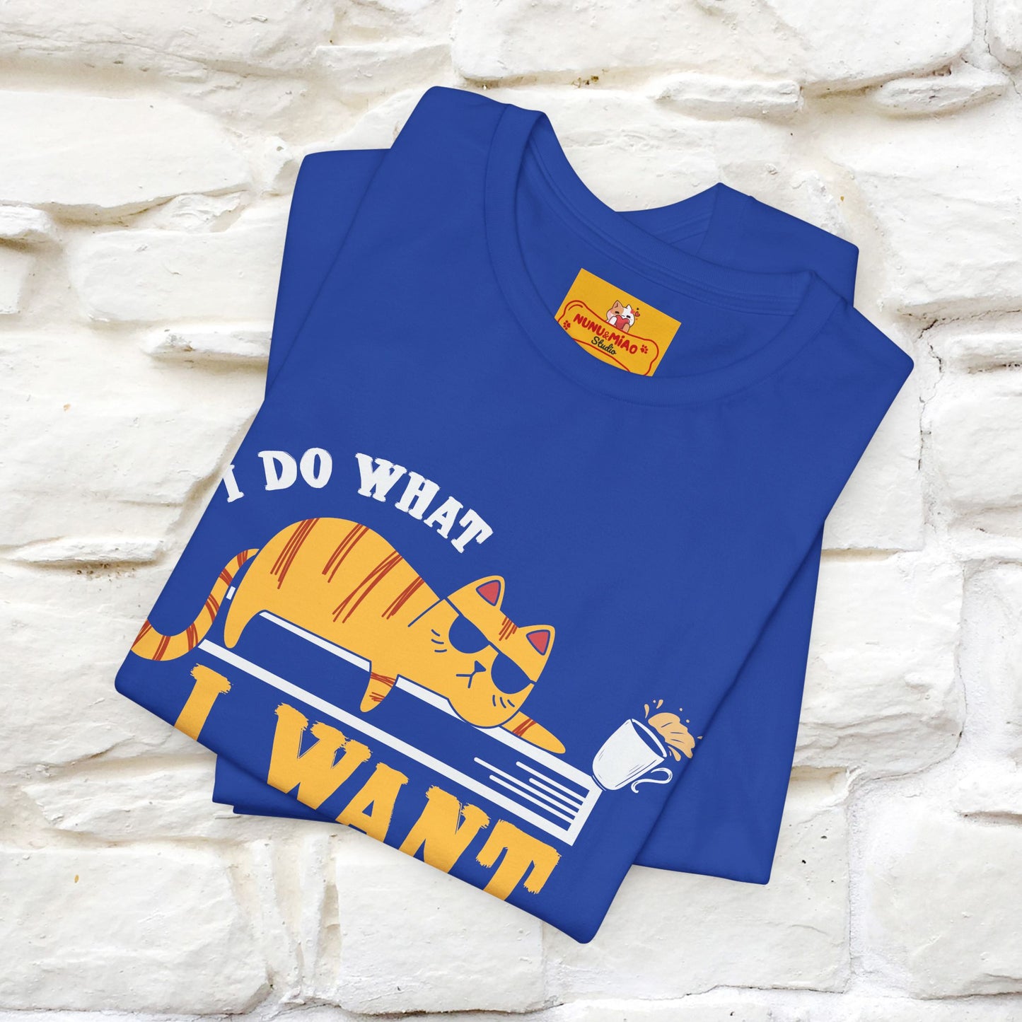 "I Do What I Want" Cat T-Shirt | Nunu & Miao Studio