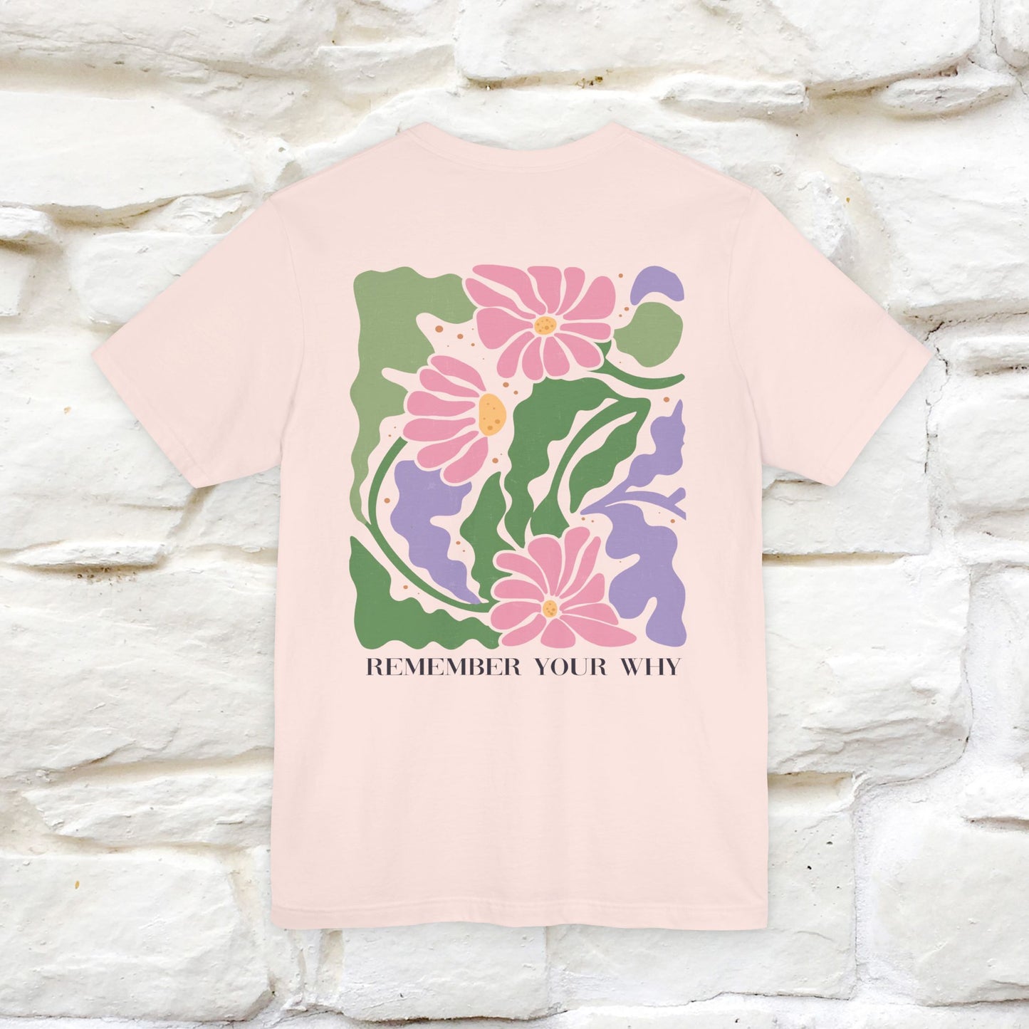 "Remember Your Why'' Cat T-Shirt Front and Back Design | Nunu&Miao Studio