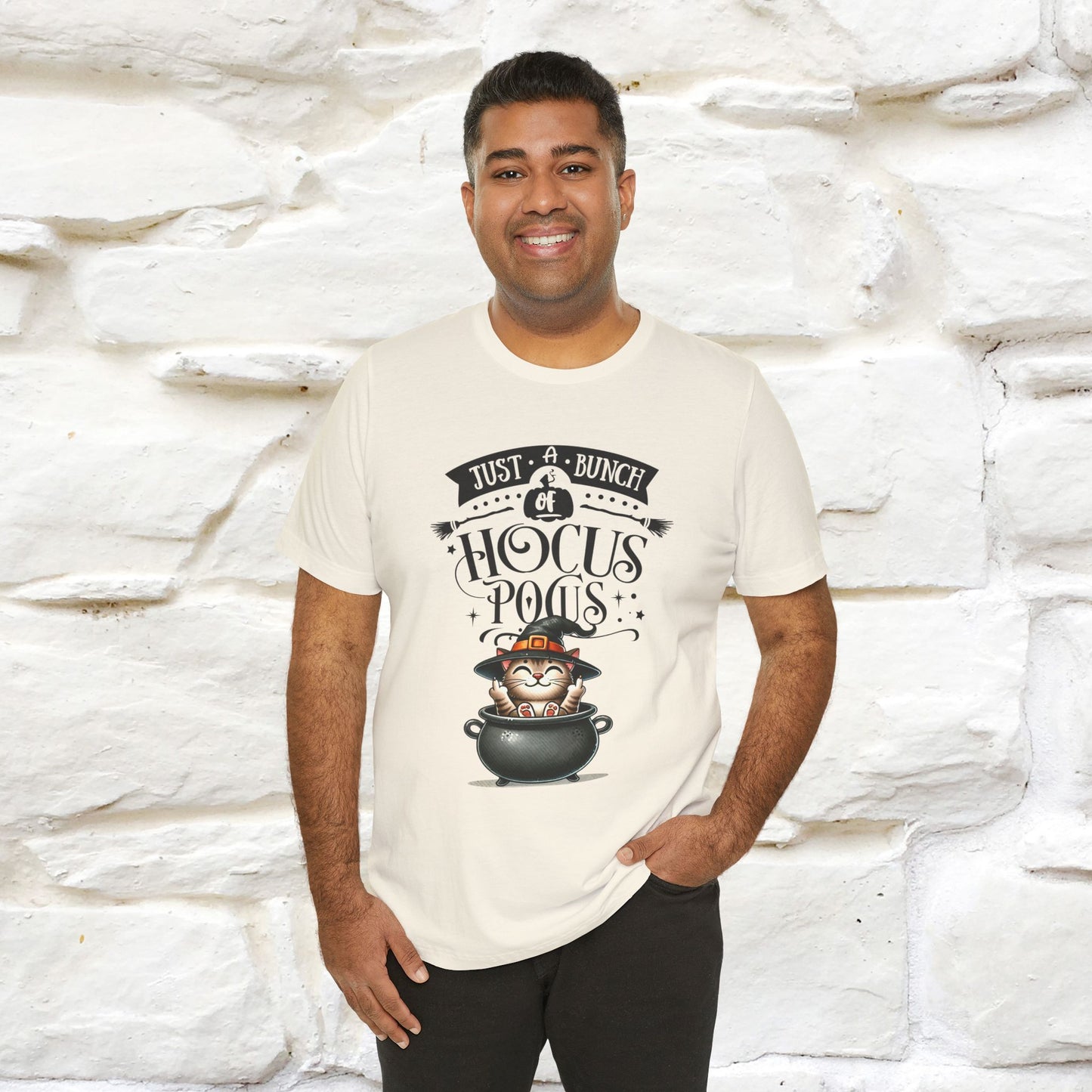 "Just A Bunch Of Hocus Pocus" Cat T-shirt |Nunu&Miao Studio - Nunu&Miao Studio
