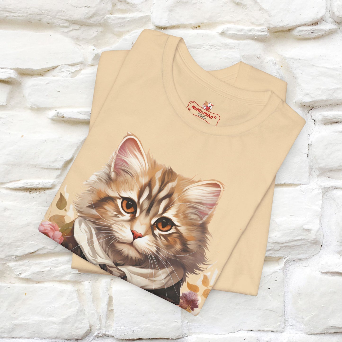 "Mr. Meow" Elegant Cat T-Shirt for Men & Women | 100% Cotton* - Nunu&Miao Studio