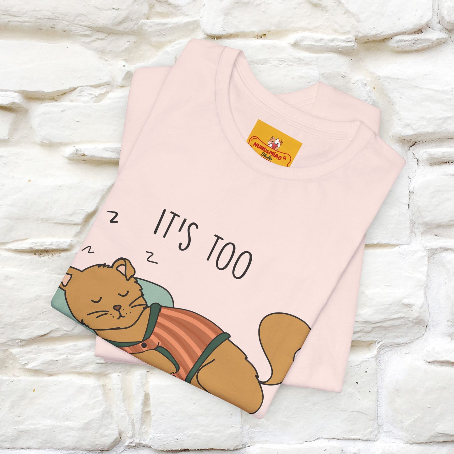 ''It’s Too Peopley Outside'' | Funny Cat T-Shirt | Nunu&Miao Studio