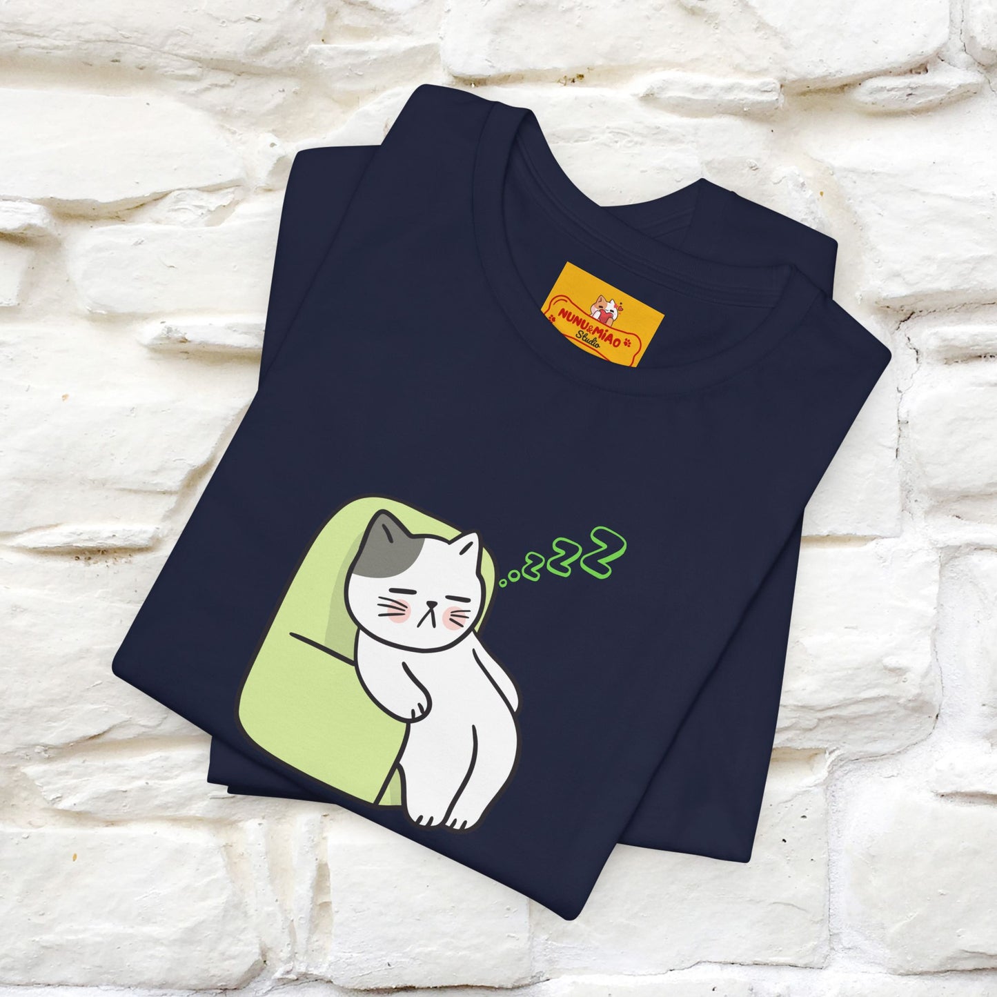 "Keep going… the couch isn’t going to nap on itself." Cat T-Shirt| Front & Back Design | Nunu&Miao Studio