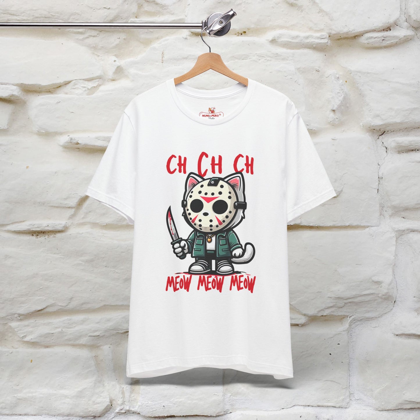 Paws N' Roses T-Shirt | Rock-Inspired Cat Lover Tee for Men & Women | 100% Cotton* - Nunu&Miao Studio