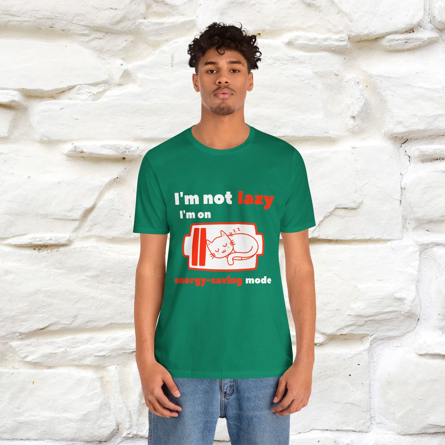 ''I am Not Lazy...'' Cat T-Shirt | Nunu&Miao Studio