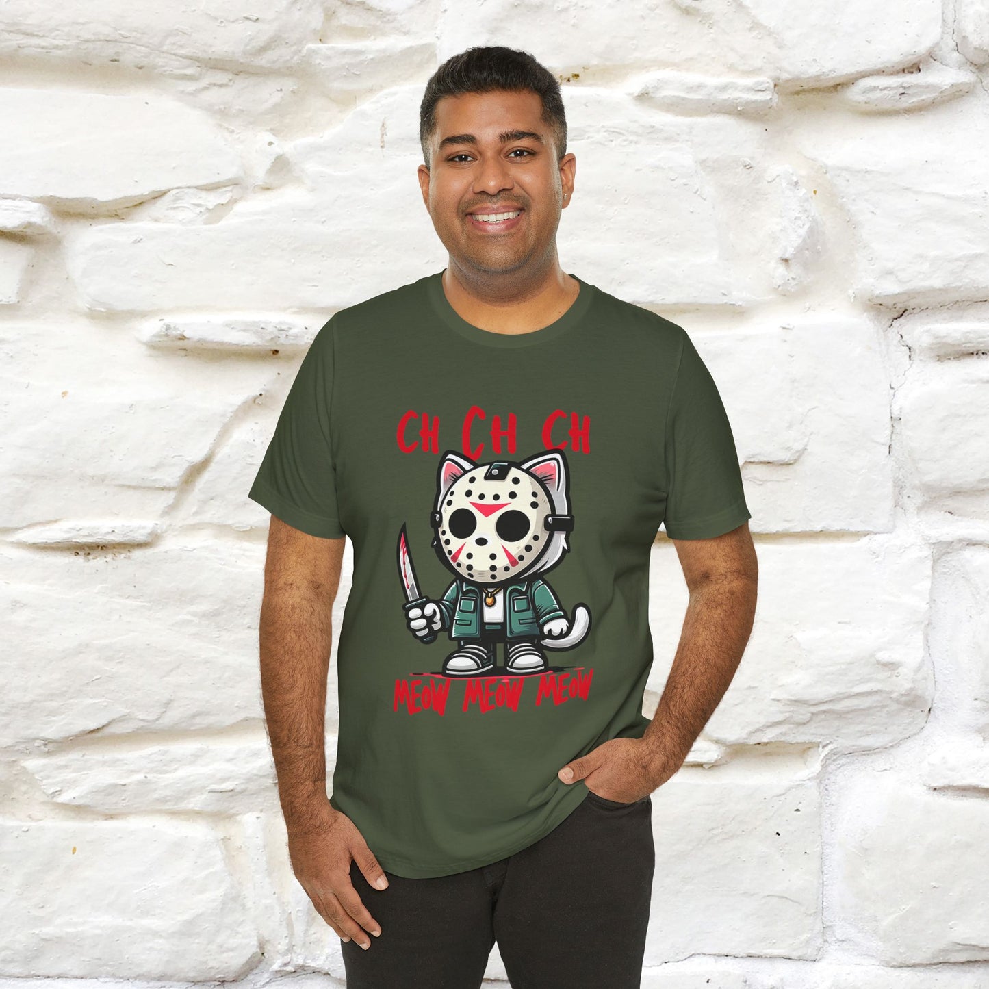 Paws N' Roses T-Shirt | Rock-Inspired Cat Lover Tee for Men & Women | 100% Cotton* - Nunu&Miao Studio