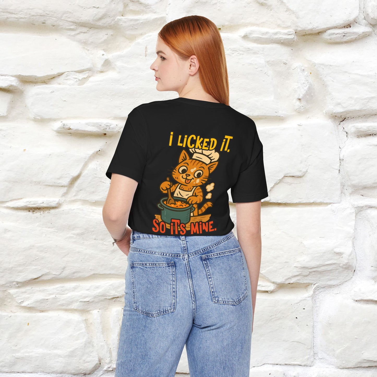 "I Licked It. It's Mine " |Cat T-Shirt | Nunu&Miao Studio