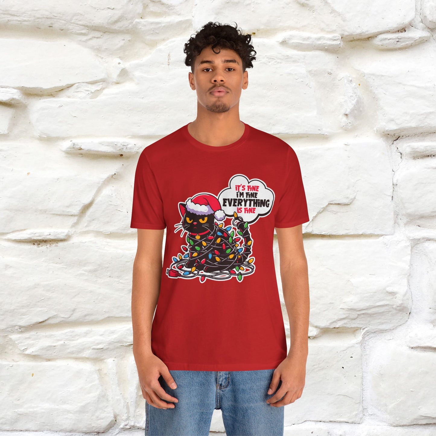 “Everything Is Fine..” | Cat T-Shirt | Nunu&Miao Studio