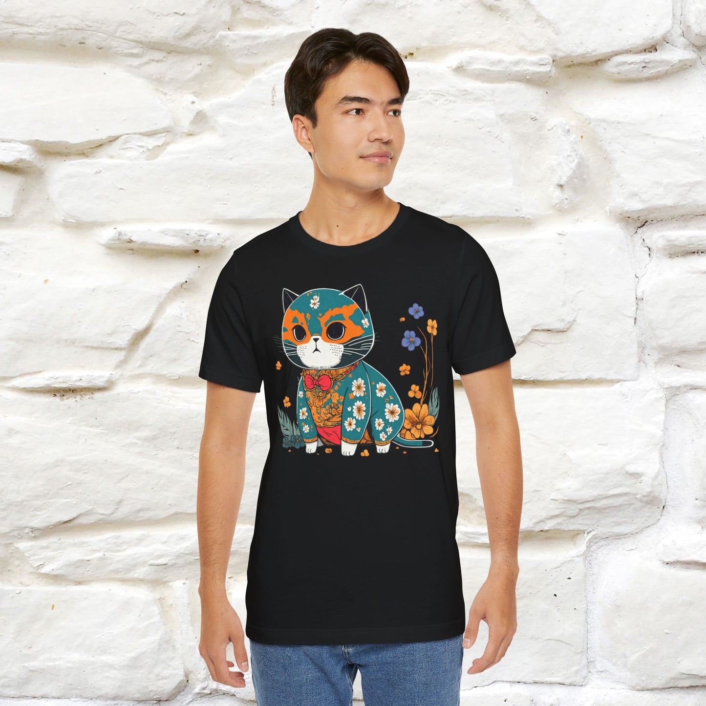 Zen Garden Cat: Japanese-Inspired T-Shirt for Men & Women | 100% Cotton* - Nunu&Miao Studio