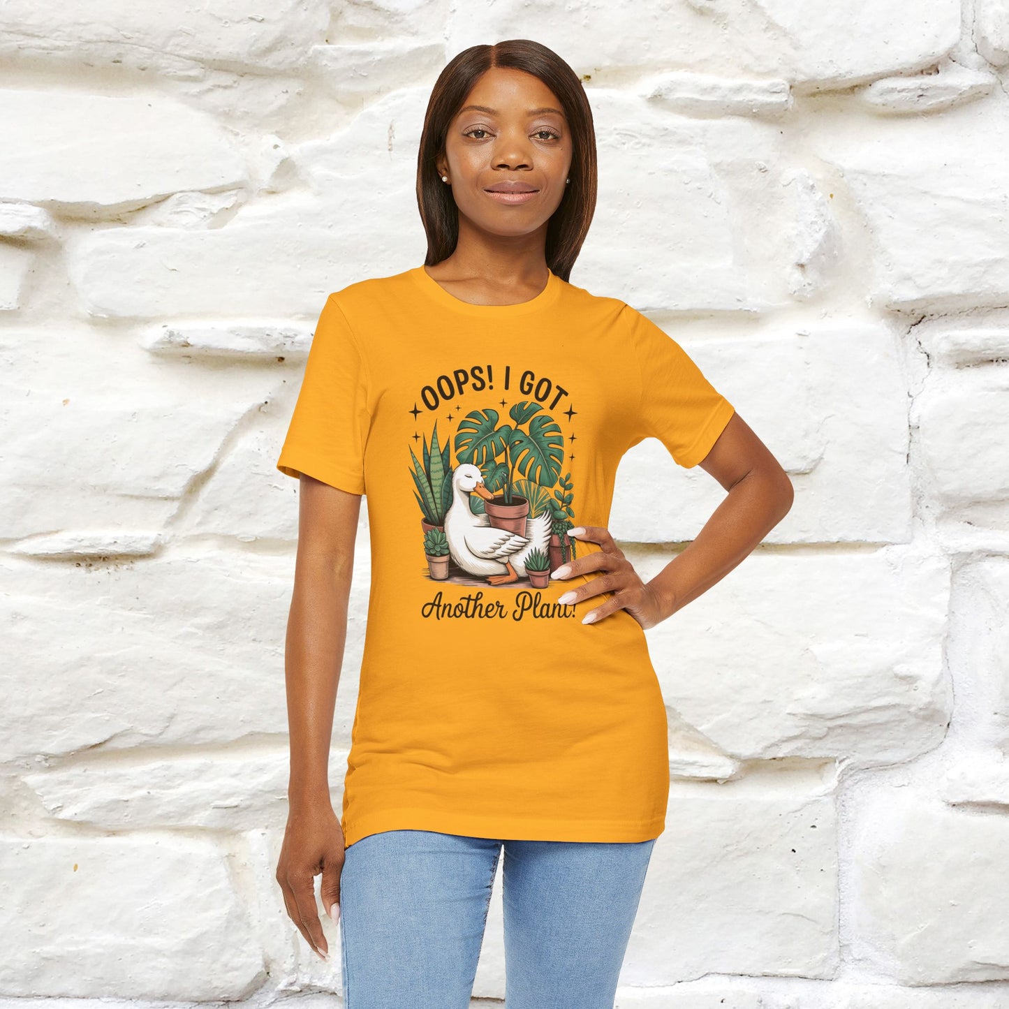 "Oops! I Got Another Plant" Plant T-shirt |Nunu&Miao Studio - Nunu&Miao Studio