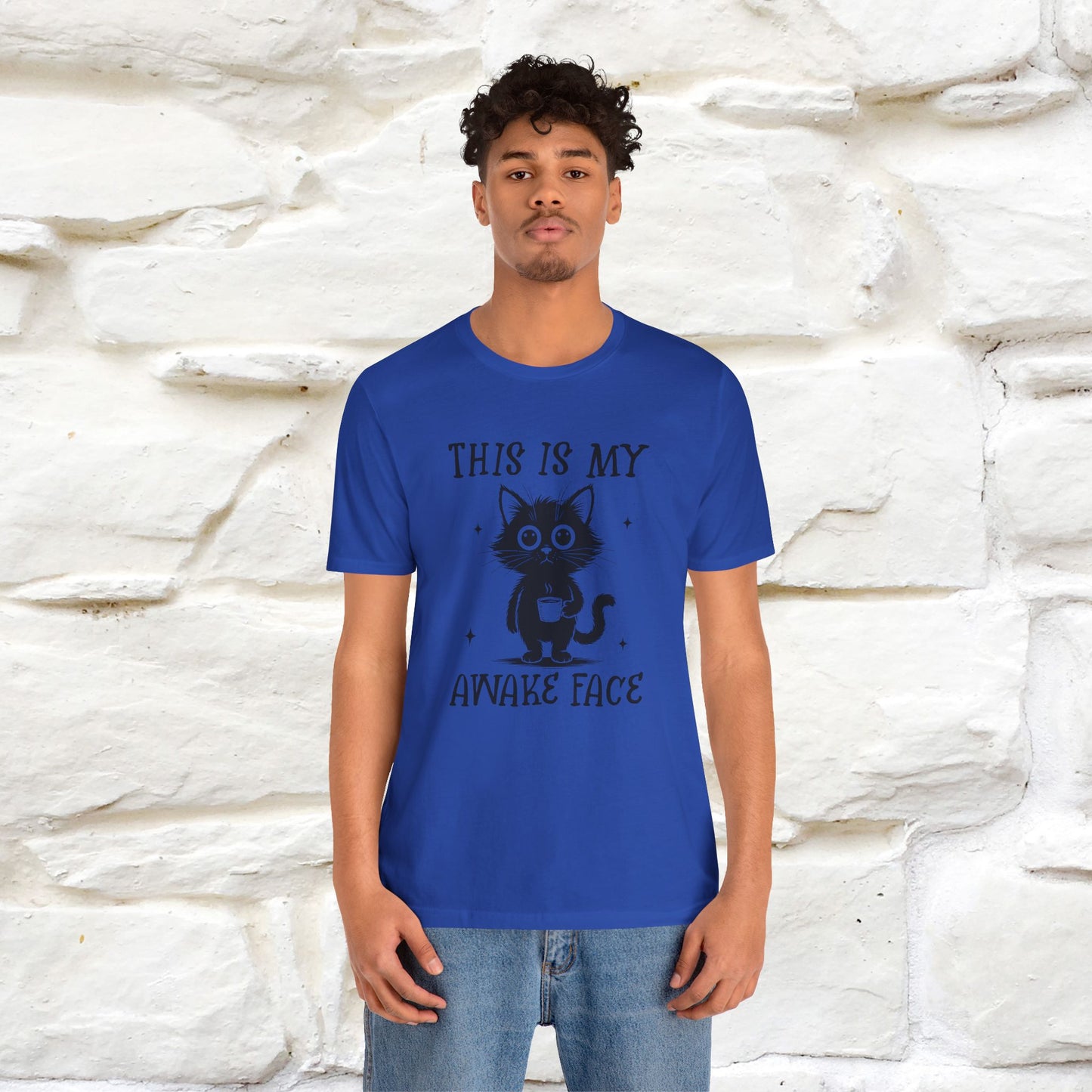 "This is My Awake Face" Cat T-Shirt | Funny Design | Nunu&Miao Studio