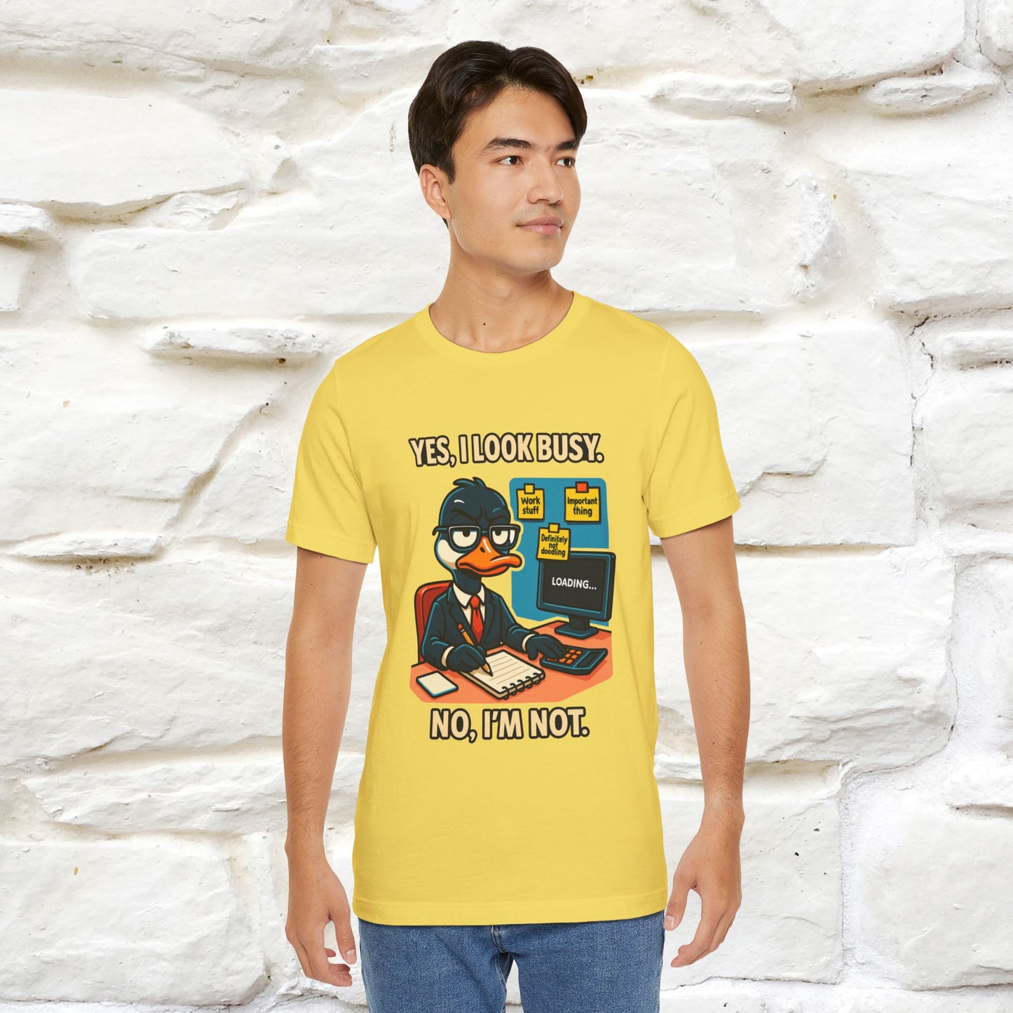 ''Yes, I Look Busy. No I'm Not.''| Sarcastic Cat T-Shirt | Nunu&Miao Studio